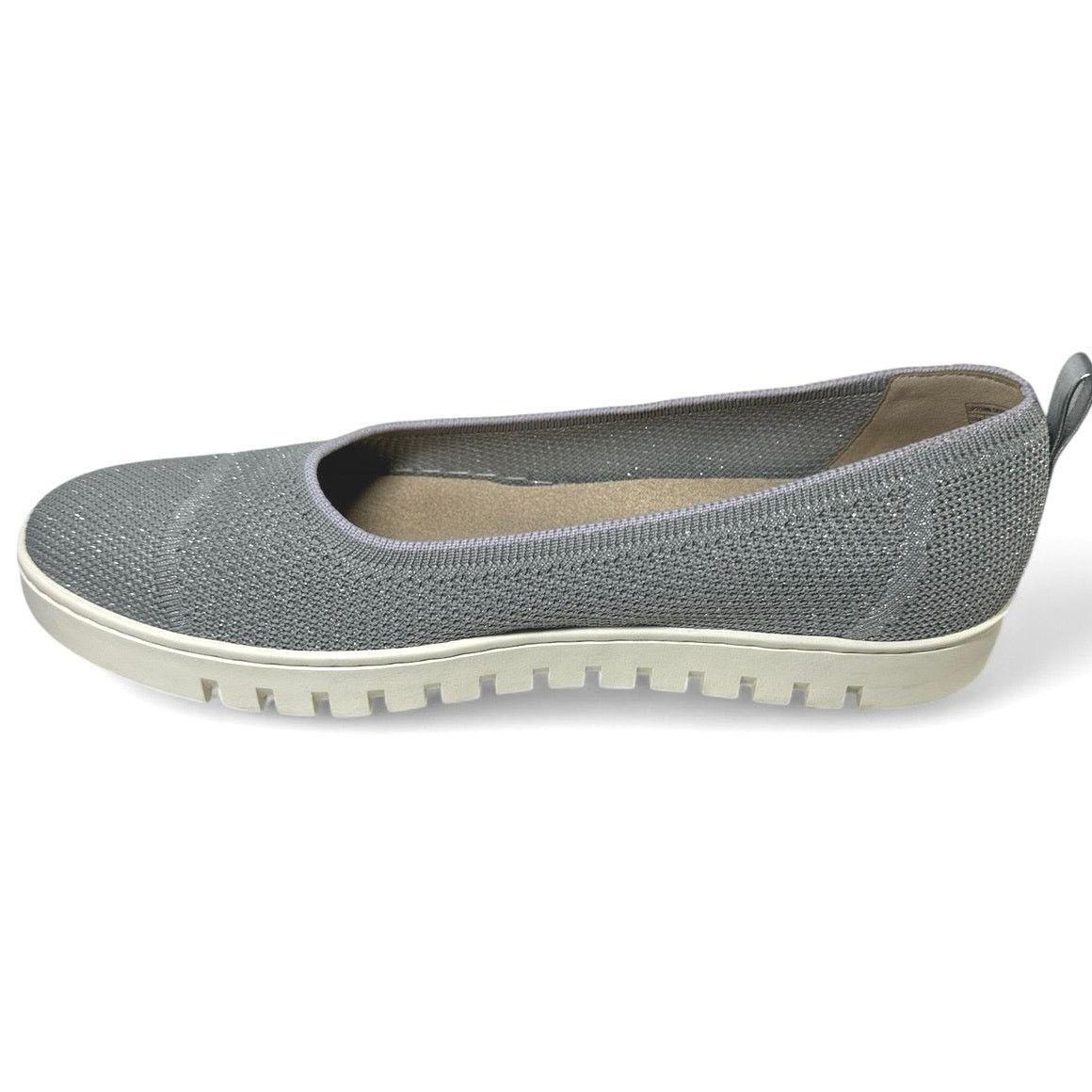Vionic Vionic Uptown Skimmer Knit Flat Gray Loafer Women sz 12 Size US 12 / IT 42 - 3 Thumbnail