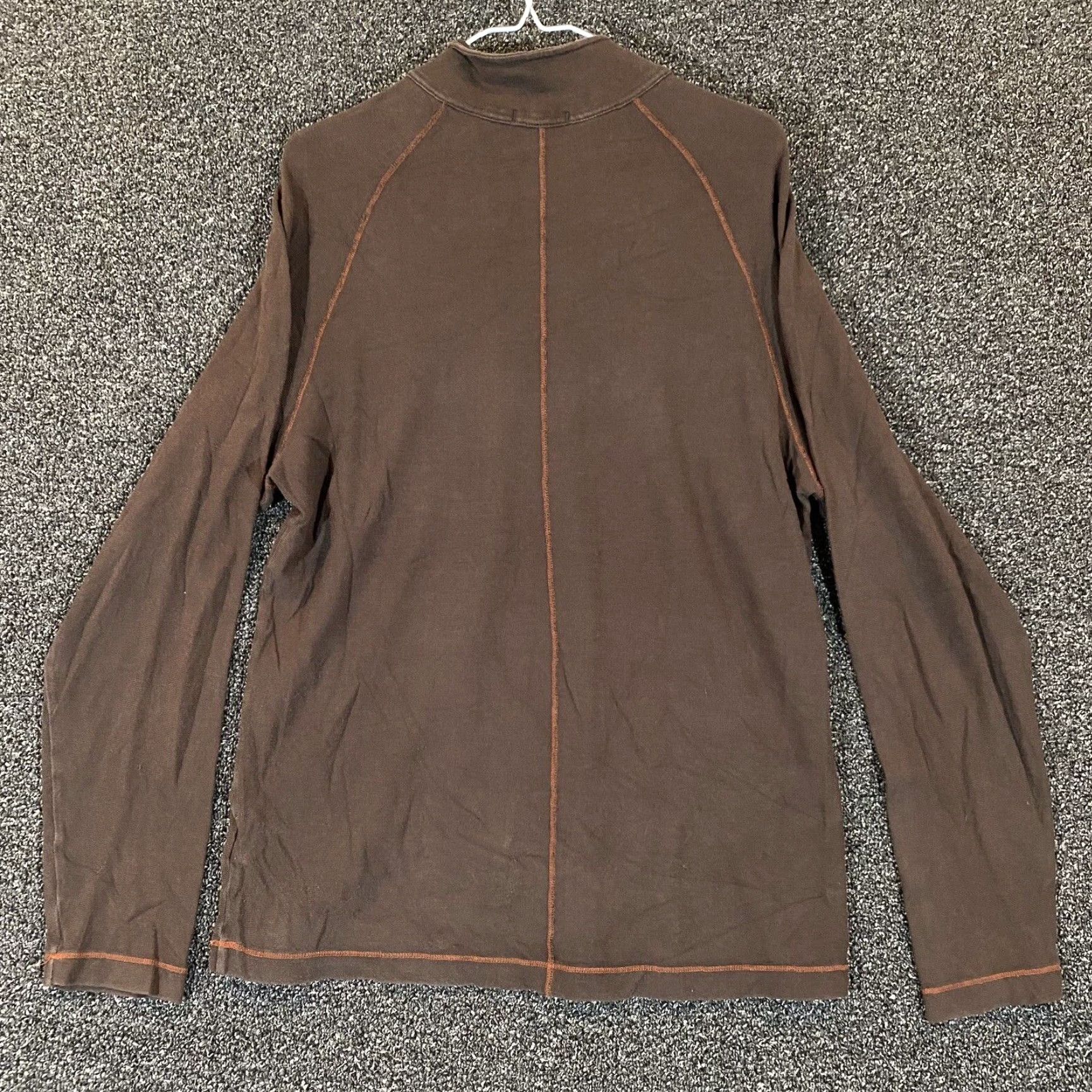 Vintage VINTAGE Agave Men's Jacket Outerwear 1/4 Zip Pullover Casual Hiking USA Made Brown Medium Size US M / EU 48-50 / 2 - 8 Thumbnail