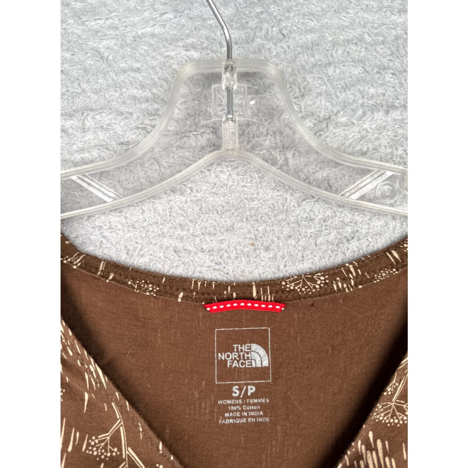 The North Face The North Face Shirt Women Small Brown Tank Sleeveless Crew Cotton Floral READ Size S / US 4 / IT 40 - 6 Thumbnail