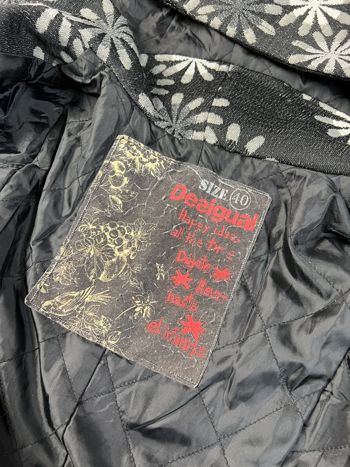 Designer × Desigual Desigual embroidered monogram hooded coat Size S / US 4 / IT 40 - 12 Thumbnail