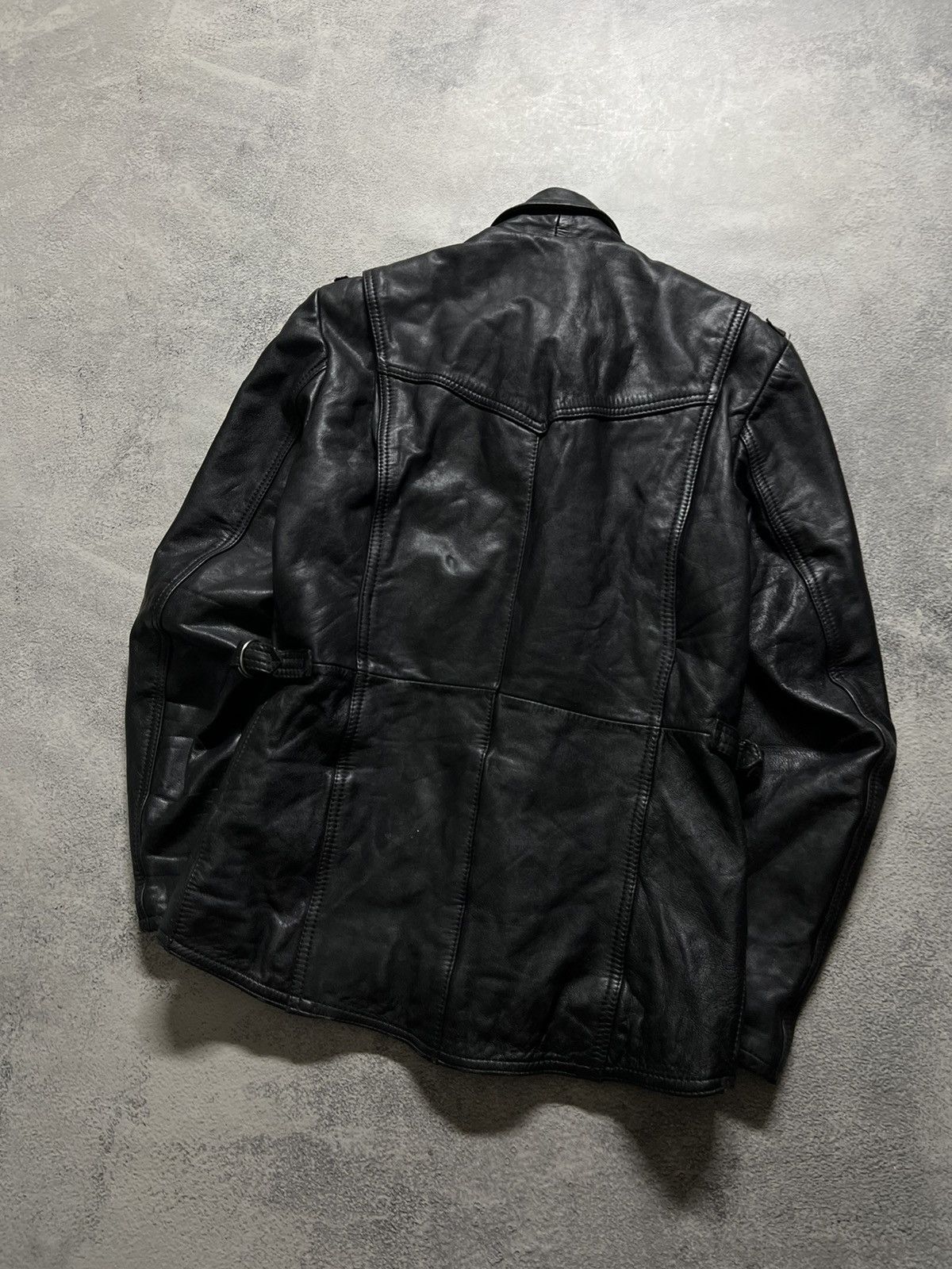 Hein Gericke Vintage Heine Gericke Leather Assymetric Biker Racing Jacket Size US M / EU 48-50 / 2 - 9 Thumbnail