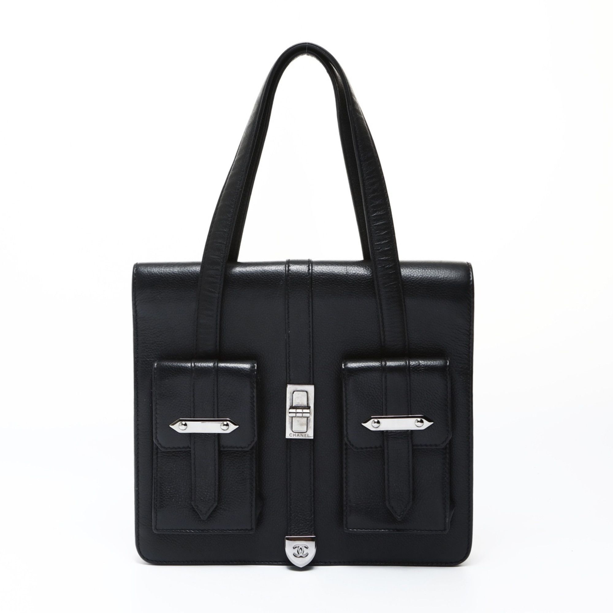 Chanel CHANEL Leather Chanel 2.55 Caviar Shoulder Bag Black WS26912 Size ONE SIZE - 1 Thumbnail