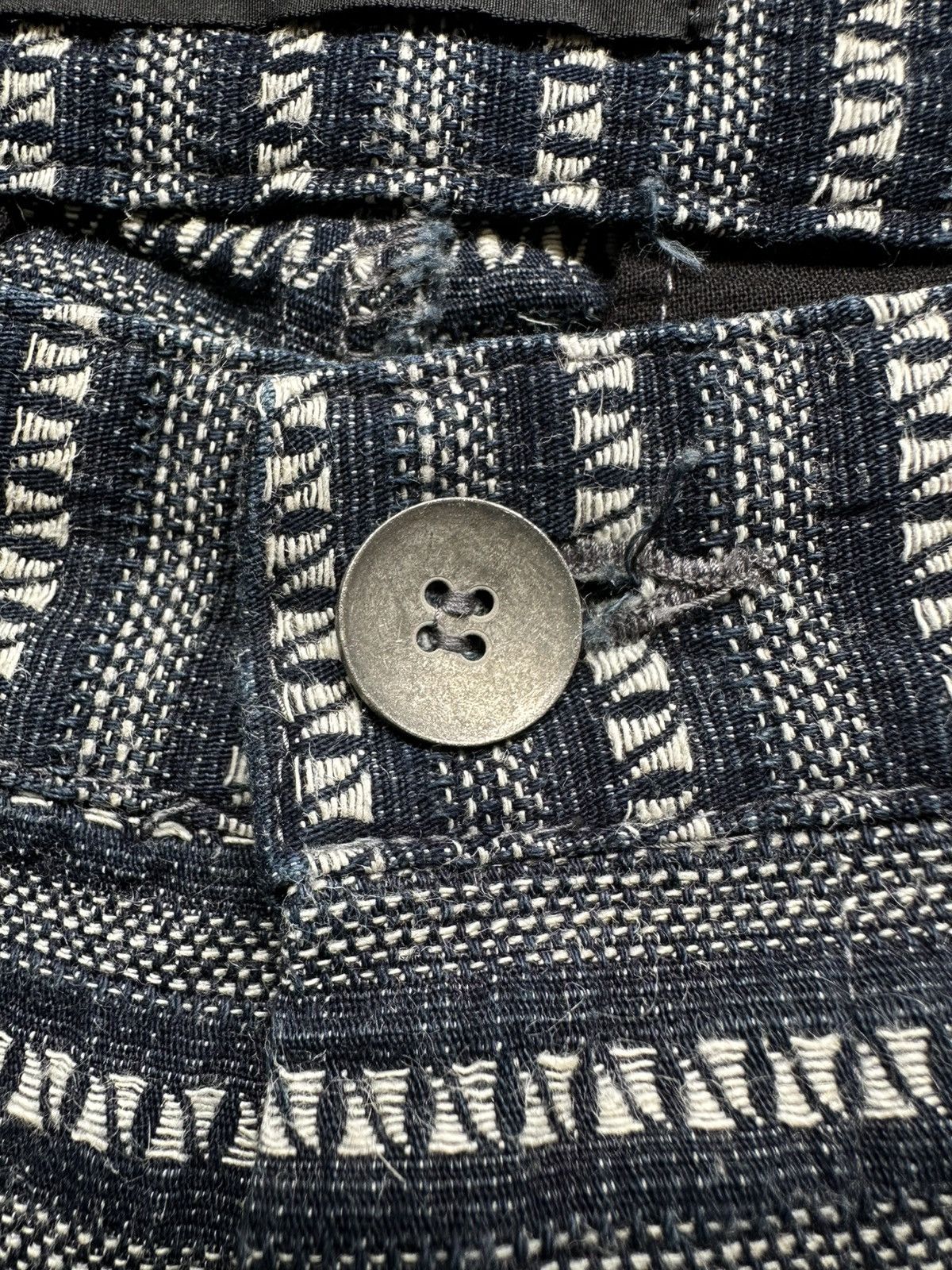 Johnbull 00's JOHNBULL Japan weaves indigo pants Size US 29 - 14 Thumbnail