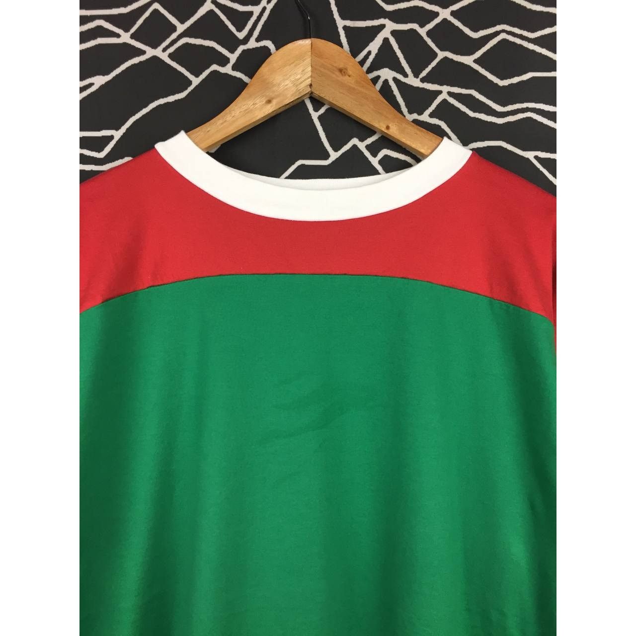 Japanese Brand × Sanca Sanca Made In Japan Color Block Longsleeve Tee Size US L / EU 52-54 / 3 - 3 Thumbnail