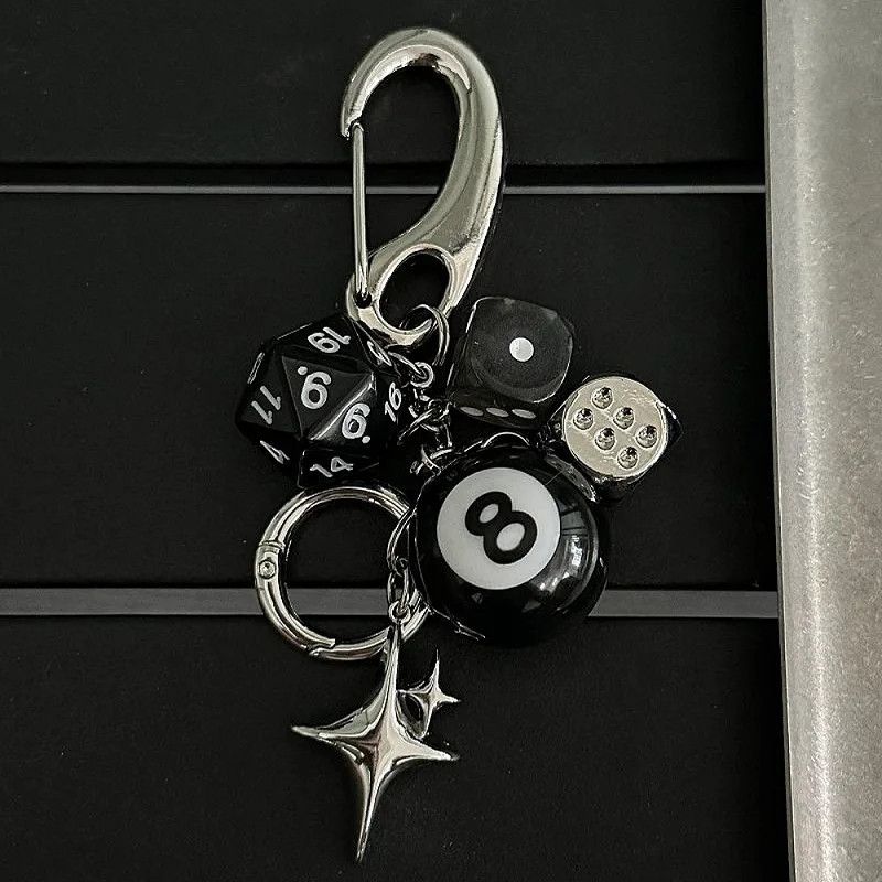 Japanese Brand Star keychain charm dice Size ONE SIZE - 1 Thumbnail