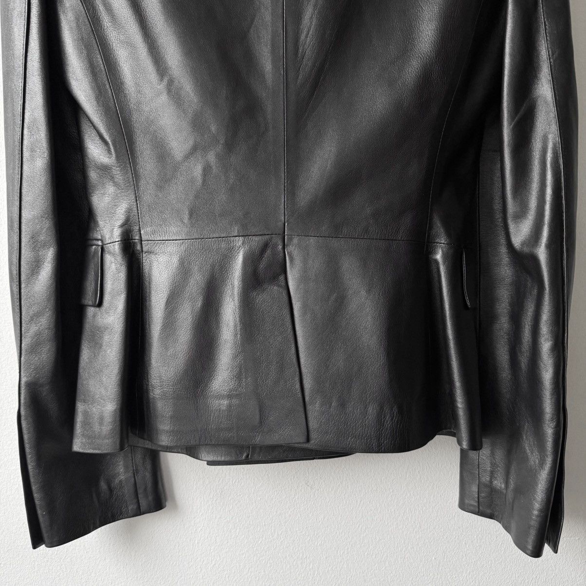 Gucci Gucci By Tom Ford FW1997 Black Leather Blazer Size M / US 6-8 / IT 42-44 - 5 Thumbnail
