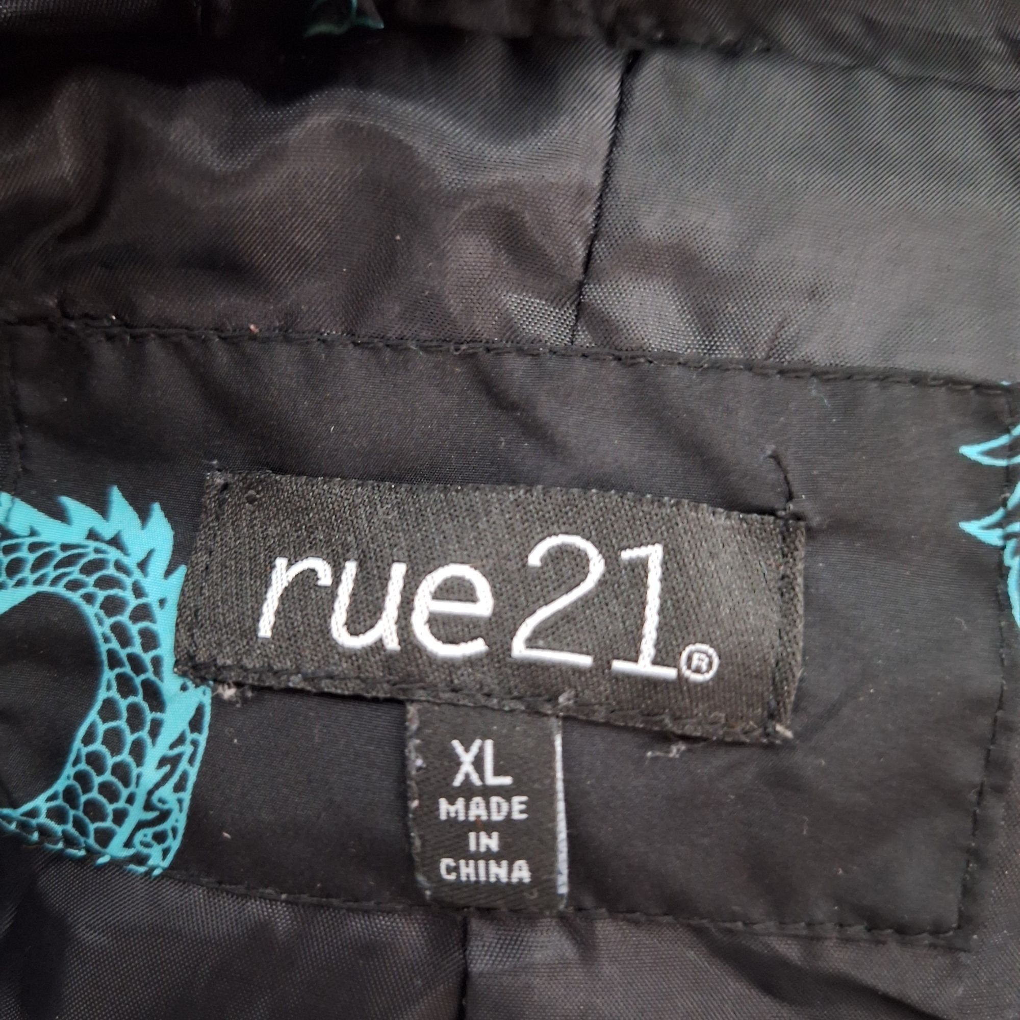 rue21 Rue21 Dragon Windbreaker Jacket XL Cropped Streetwear Y2K Cy Size XL / US 12-14 / IT 48-50 - 4 Thumbnail