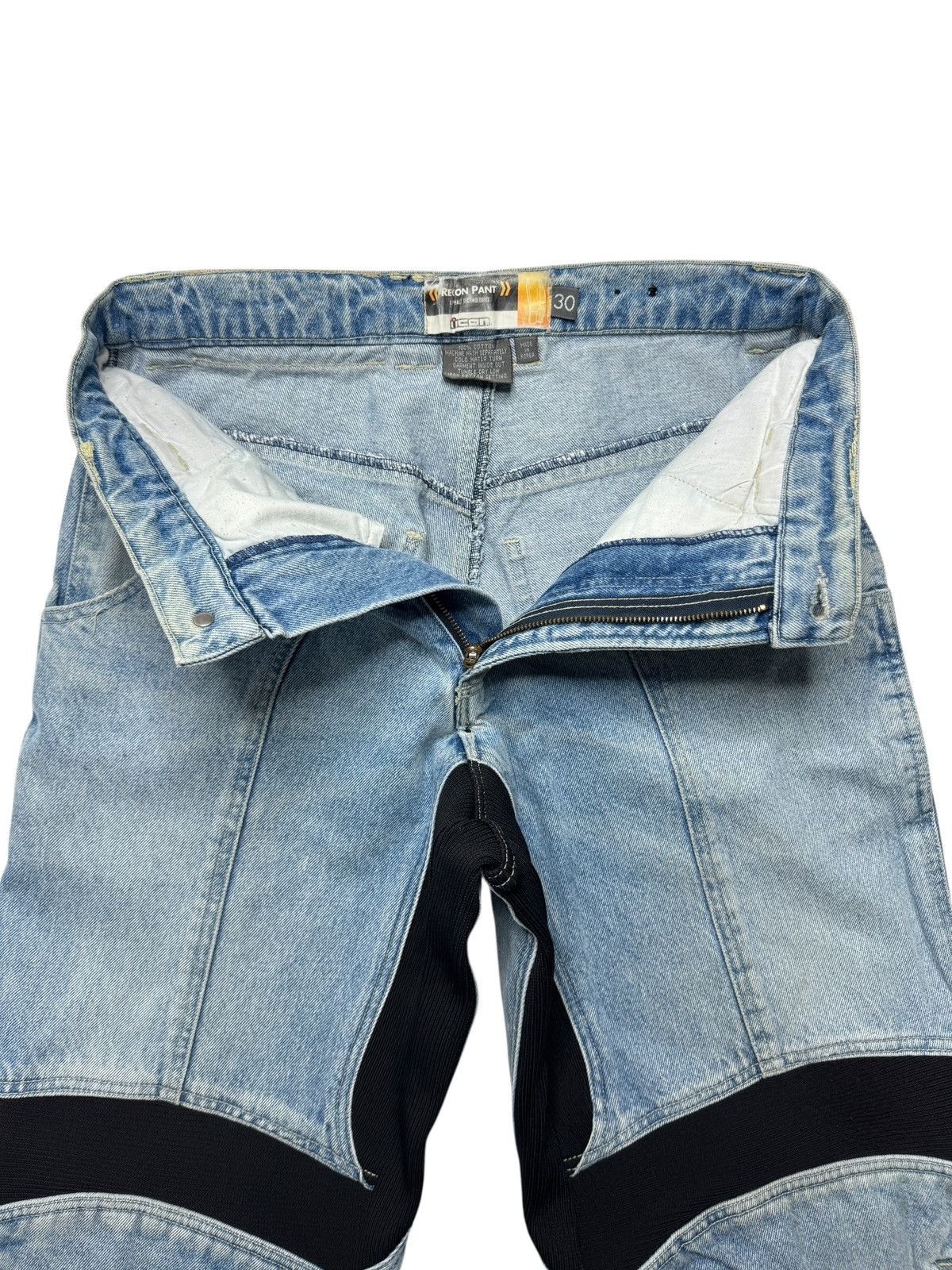 Vintage Y2K ICON Denim Moto Recon Pants Size US 30 / EU 46 - 6 Thumbnail
