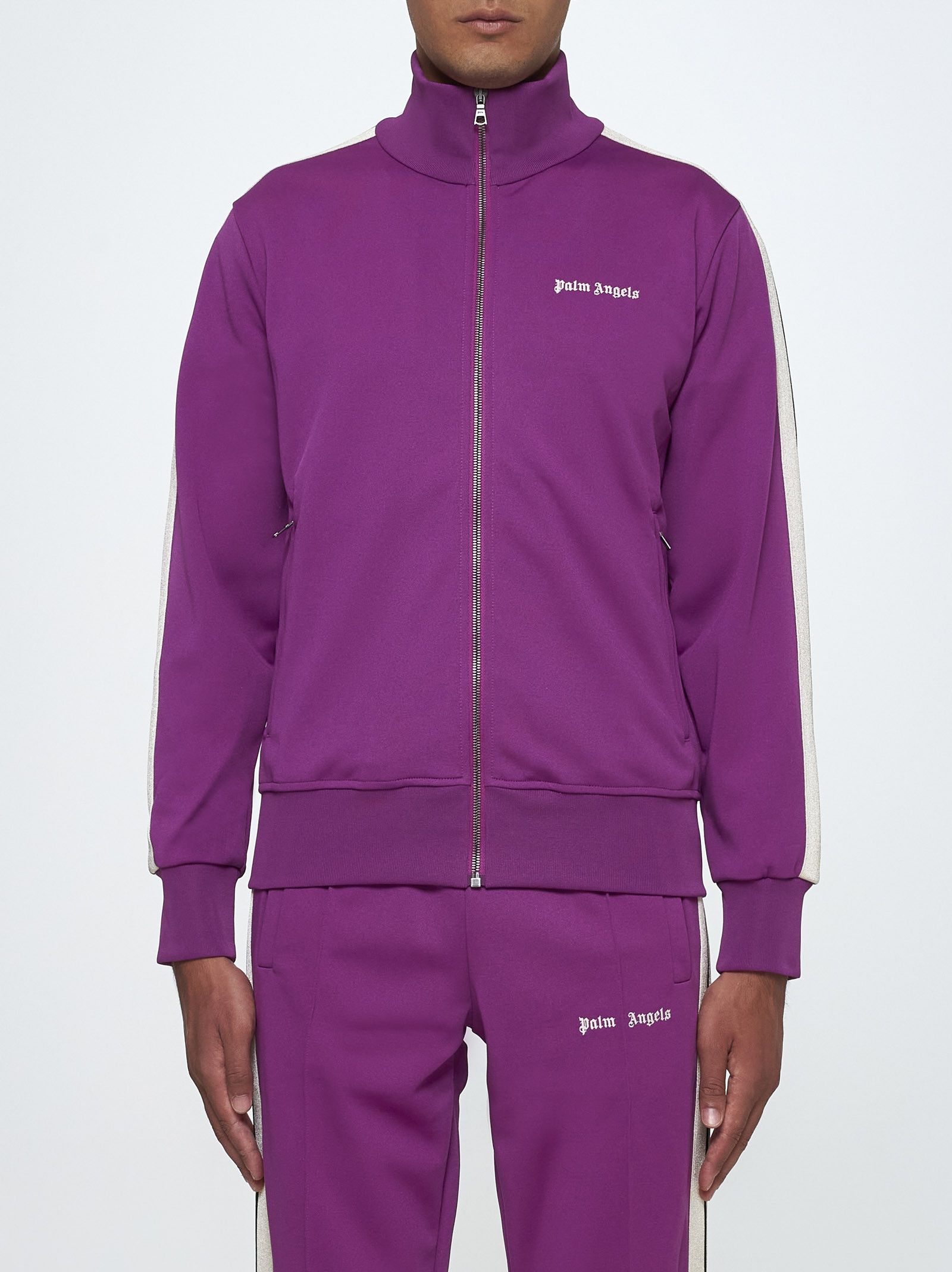 Palm Angels o1s22i1n1224 Track Sweatshirt in Purple Size US L / EU 52-54 / 3 - 3 Thumbnail