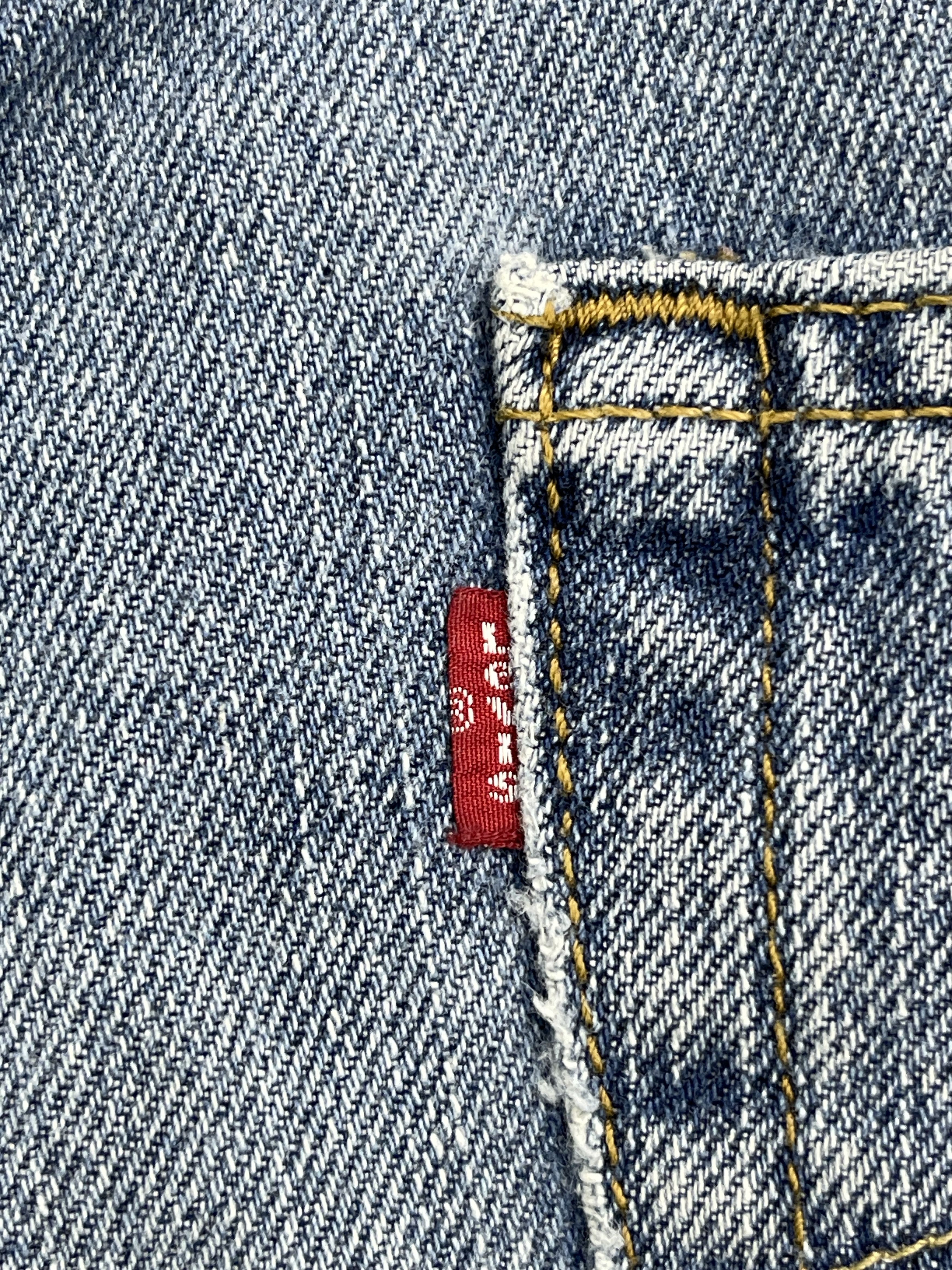 Levi's Vintage Levis 550 Relaxed Fit Faded Blue Jeans DP2578 Size US 32 / EU 48 - 6 Thumbnail