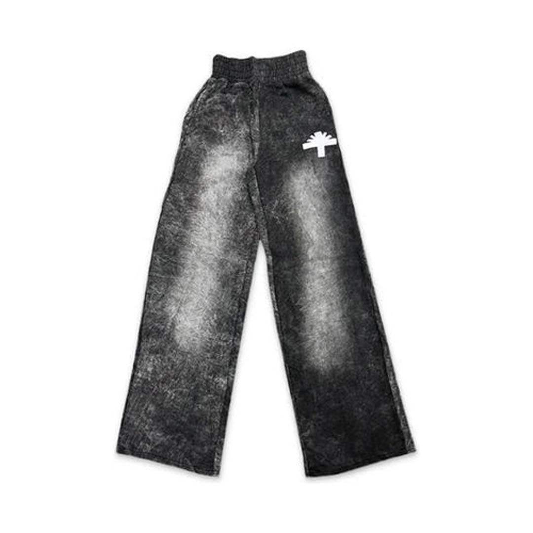 Vertabrae C-7 Washed Black Faded Sweatpants Size US 34 / EU 50 - 1 Preview
