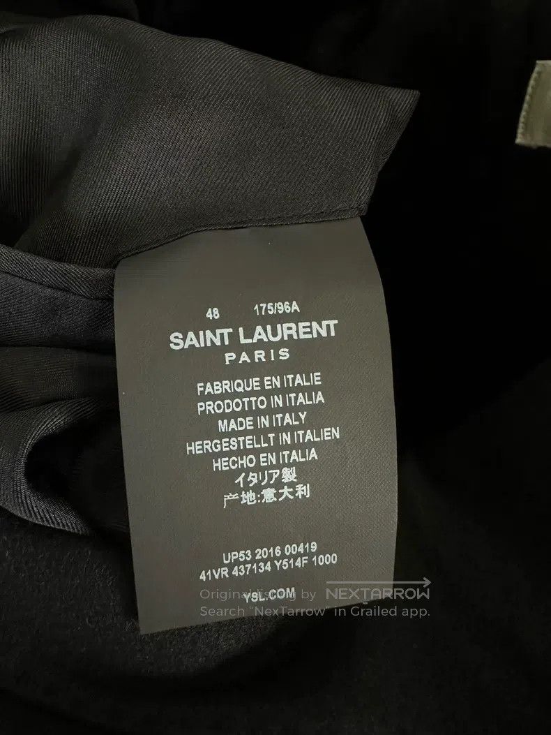 Saint Laurent Paris Saint Laurent Paris Black and Red Court Jacket Size US M / EU 48-50 / 2 - 4 Thumbnail