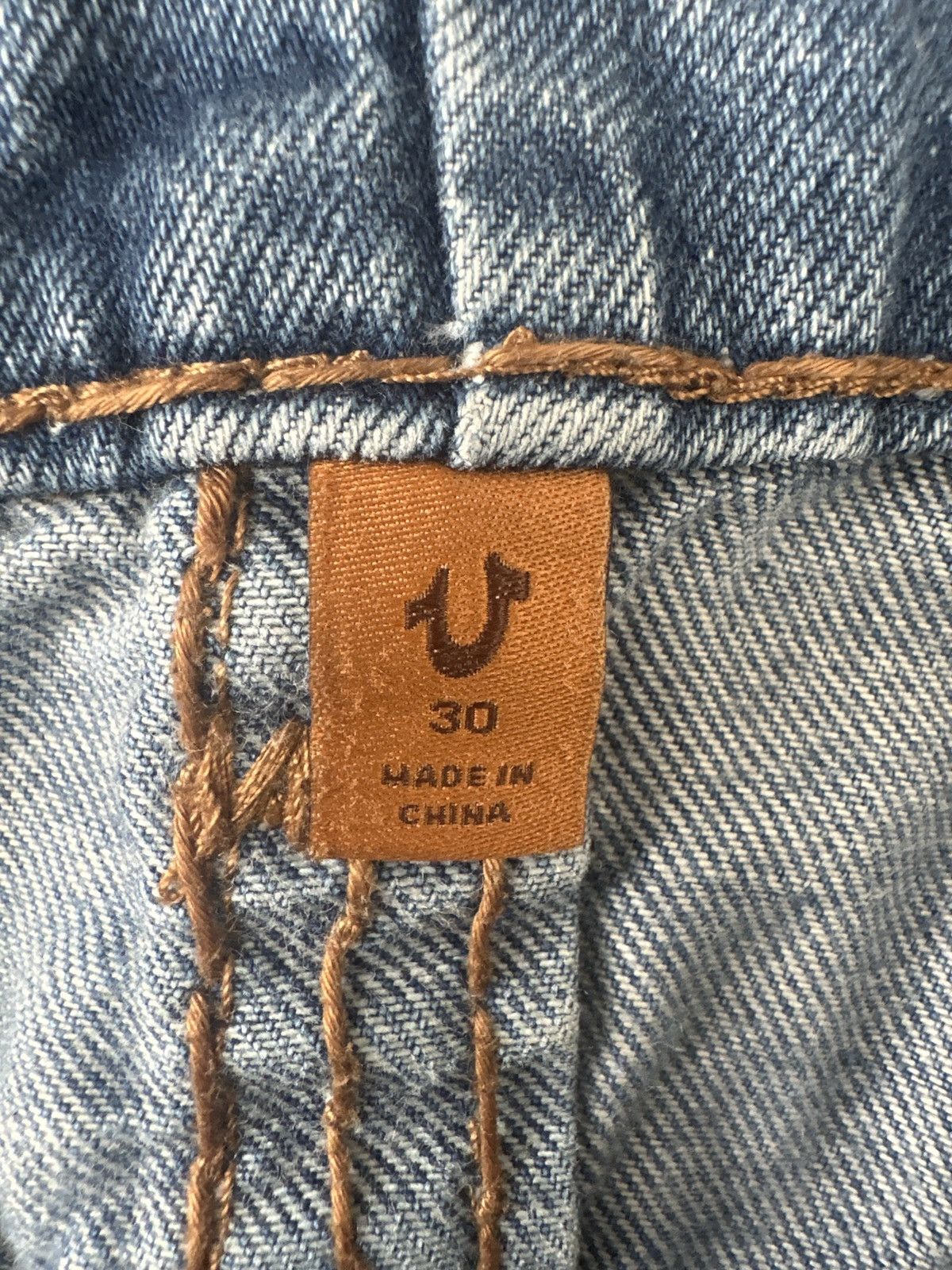 True Religion True Religion x Sebastien Ami “True Grit” Blue Jeans Size US 32 / EU 48 - 6 Thumbnail