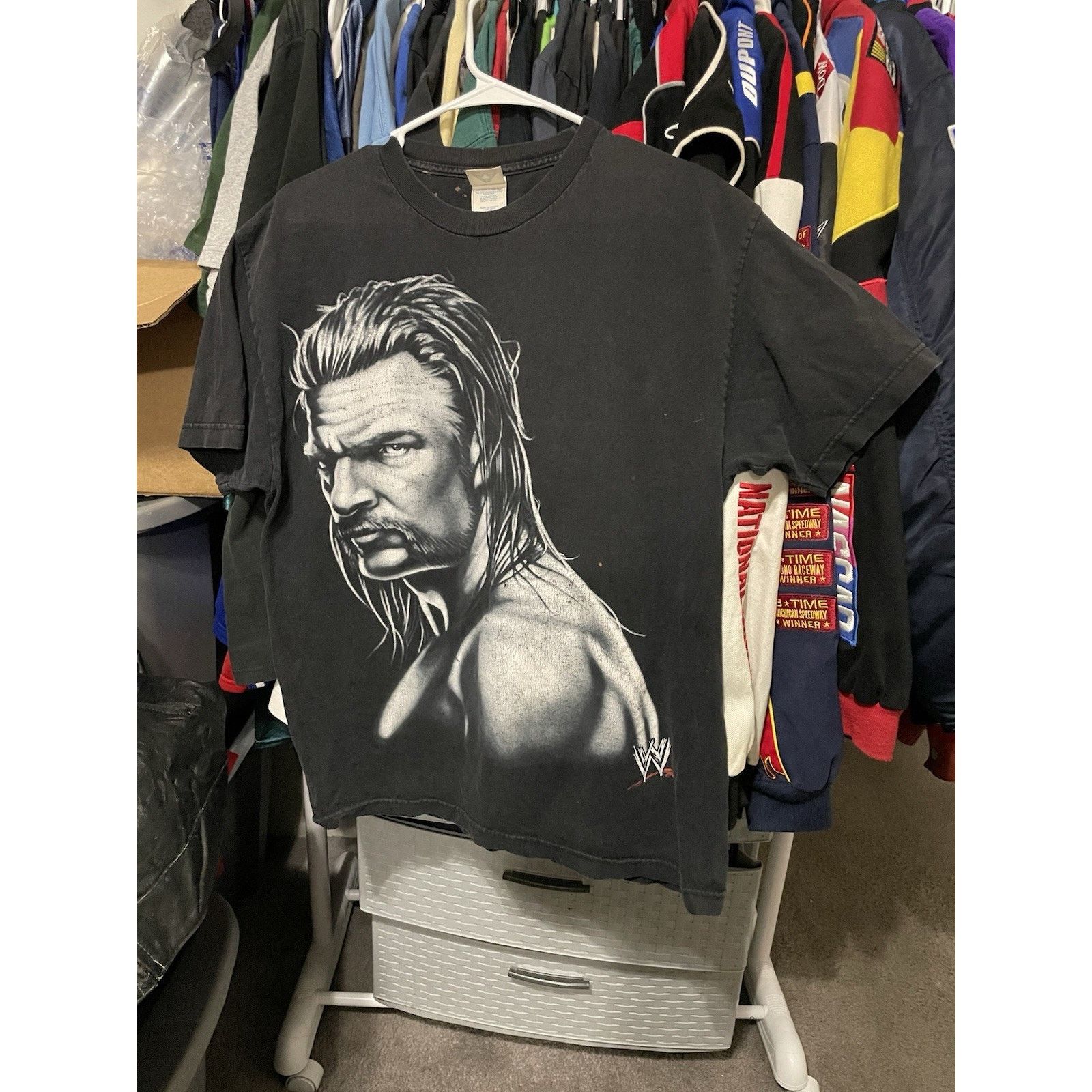 WWE Size L- VTG WWE Triple H AOP King Of Kings Shirt Size US L / EU 52-54 / 3 - 1 Thumbnail