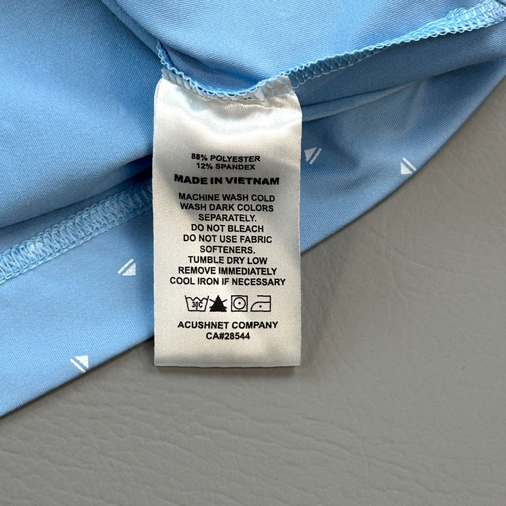 Footjoy FootJoy Polo Shirt Mens Large Blue Push Play Print Lightweight Performance Golf Shirt Size US L / EU 52-54 / 3 - 4 Thumbnail