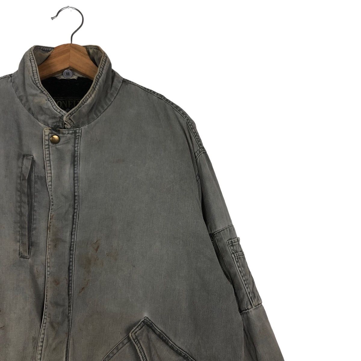 Japanese Brand 🔥Vtg Bomber Jacket Worker Lonely Wolf Japan Made Size US L / EU 52-54 / 3 - 6 Thumbnail