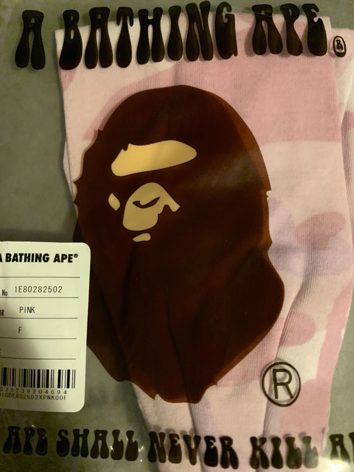 Bape BAPE Pink Headband - A Bathing Ape - Rare - 50% Cotton Size ONE SIZE - 6 Thumbnail