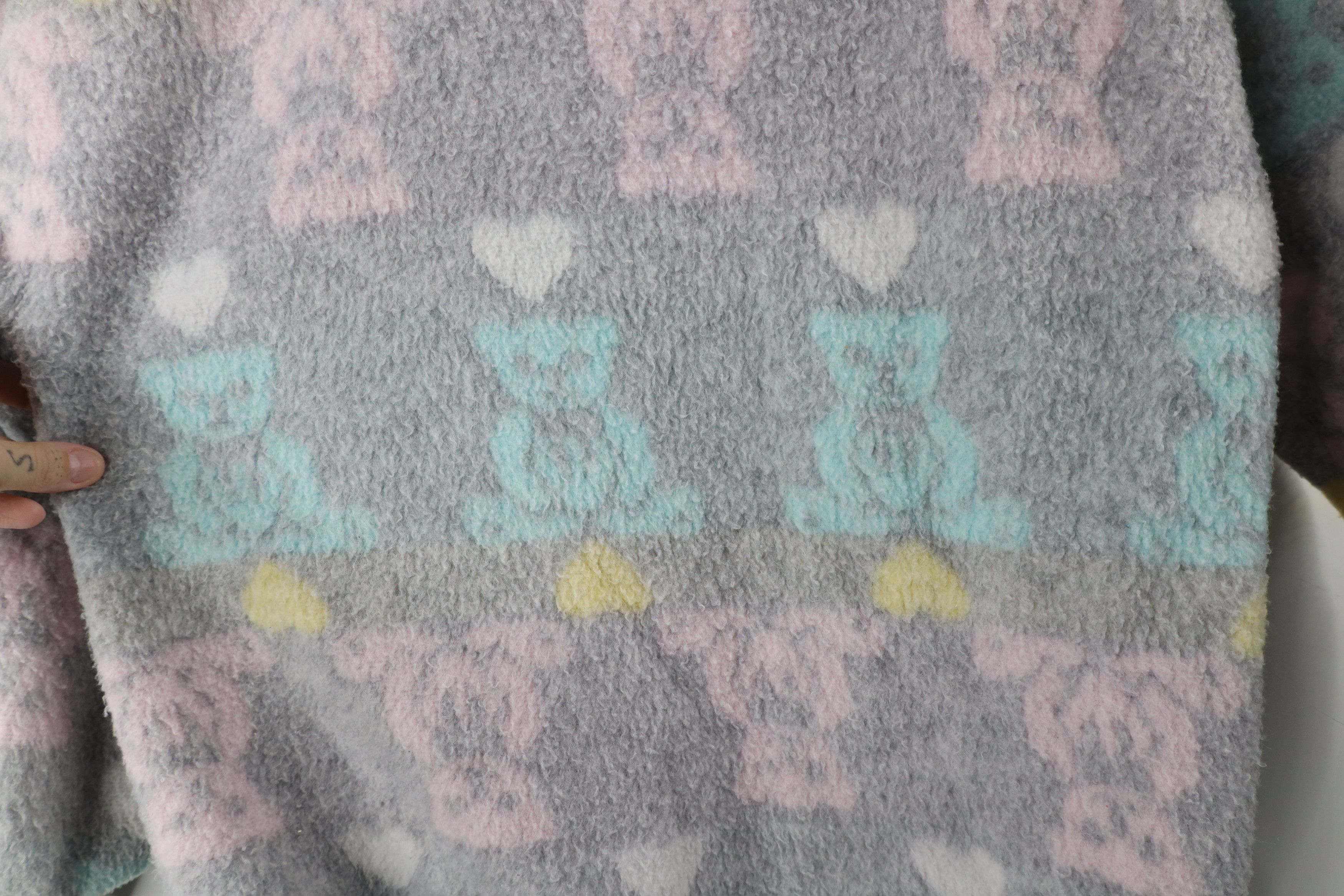 Vintage Vintage 90s Streetwear Heart Bear Fairy Kei Sweatshirt USA Size M / US 6-8 / IT 42-44 - 5 Thumbnail