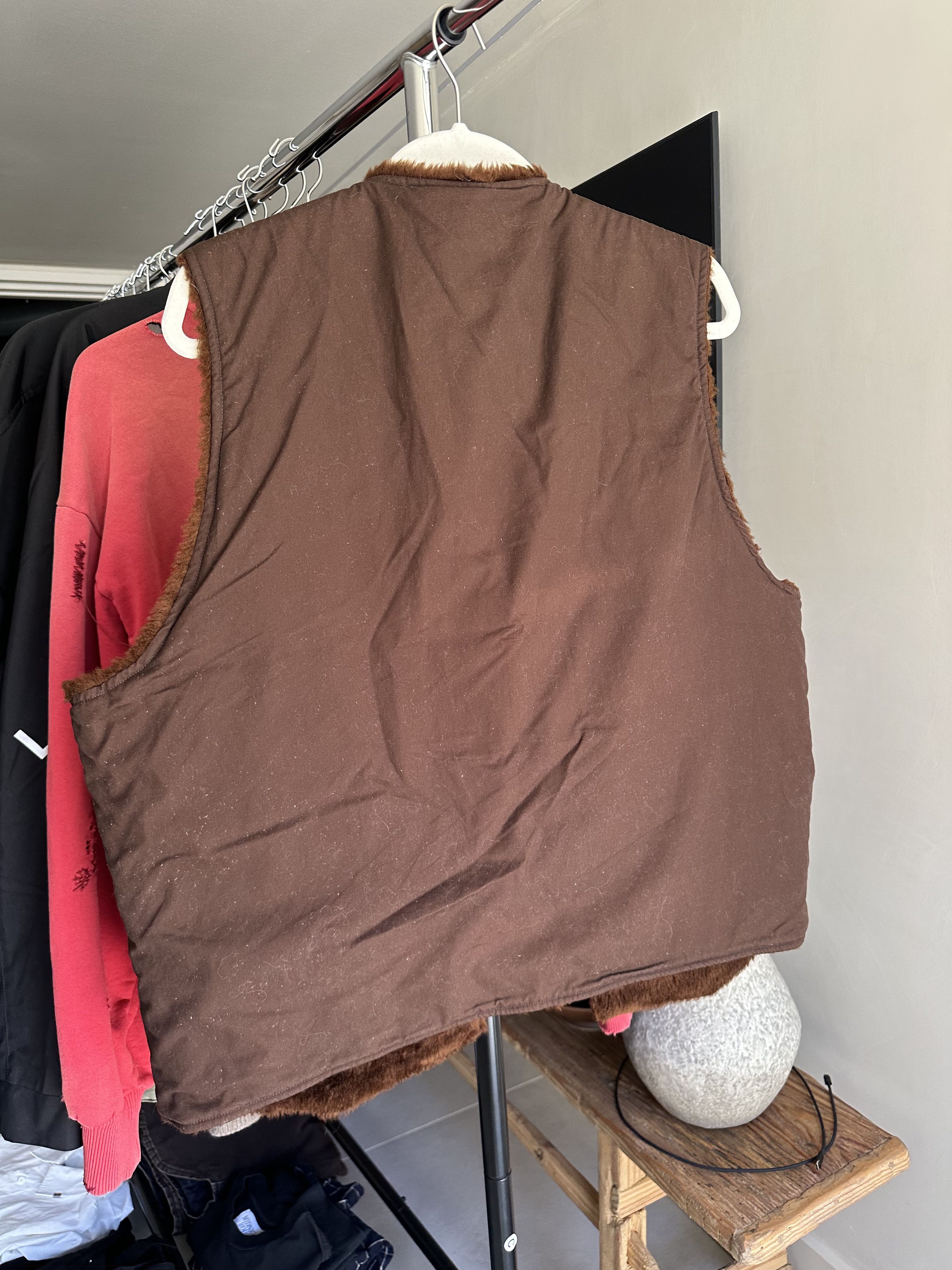 Monitaly Monitaly faux fur brown vest Size US L / EU 52-54 / 3 - 2 Thumbnail