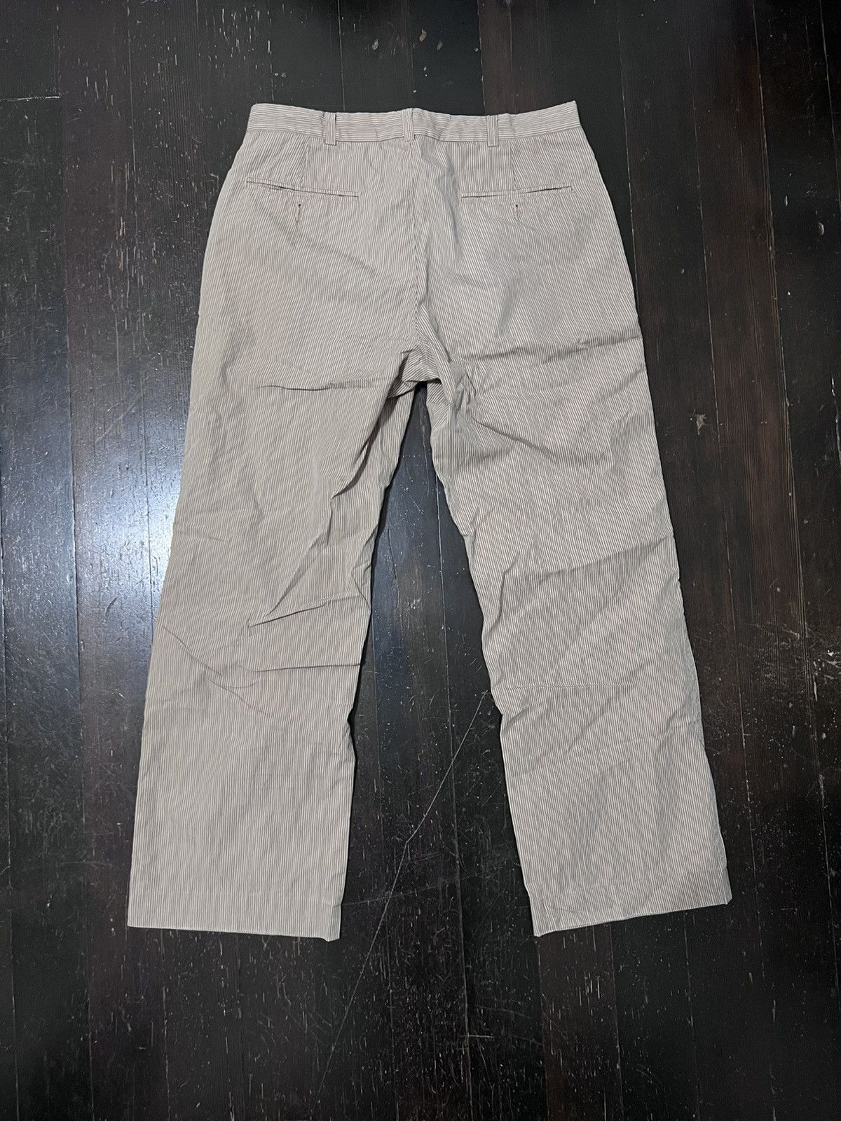 C.P. Company C.P. Company Beige Pinstripe Trousers Made in Italy Size US 29 - 4 Thumbnail