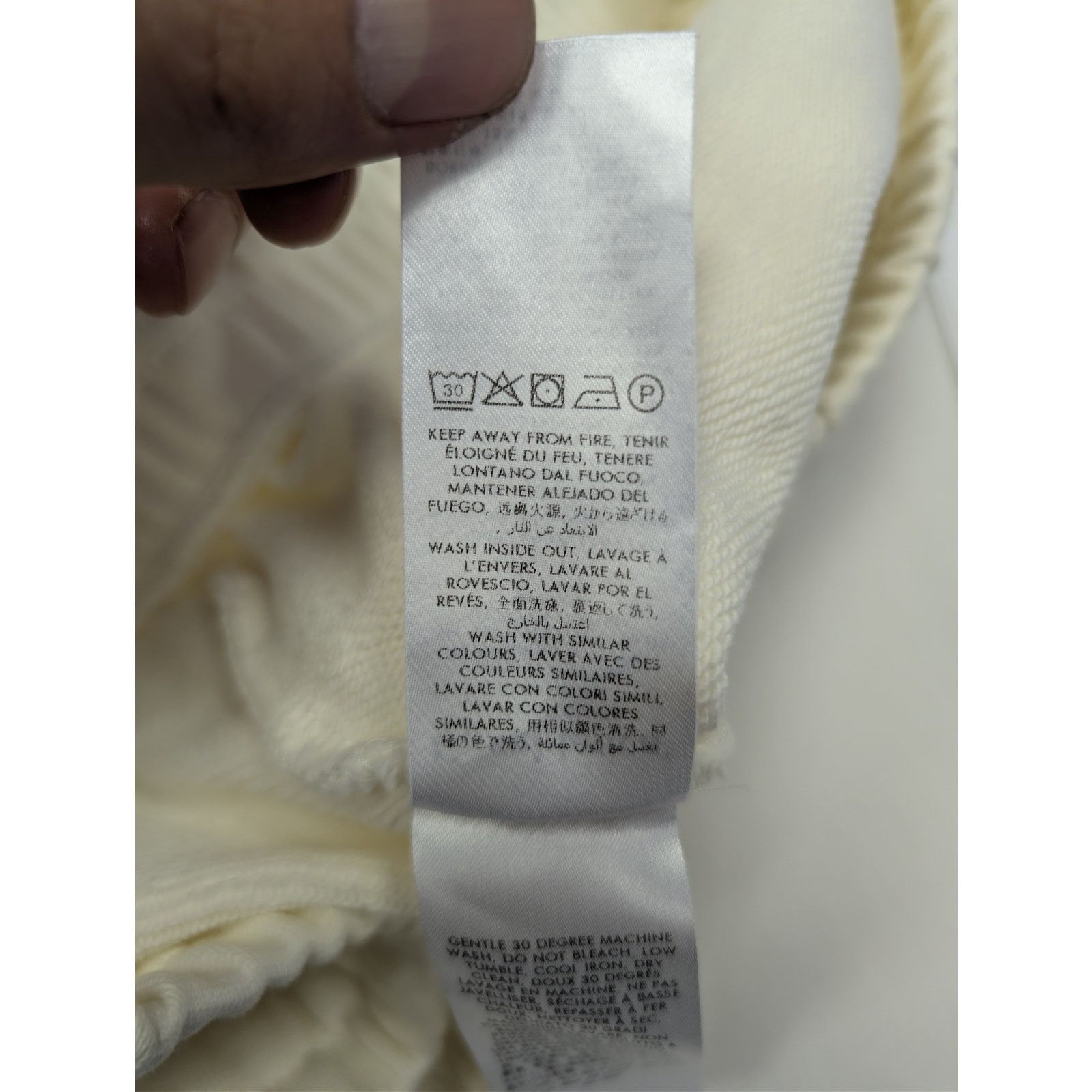 Casablanca o1rshd1 CC20 loopback Shell Patch Sweatshort Shorts in Ivory Size US 32 / EU 48 - 14 Thumbnail