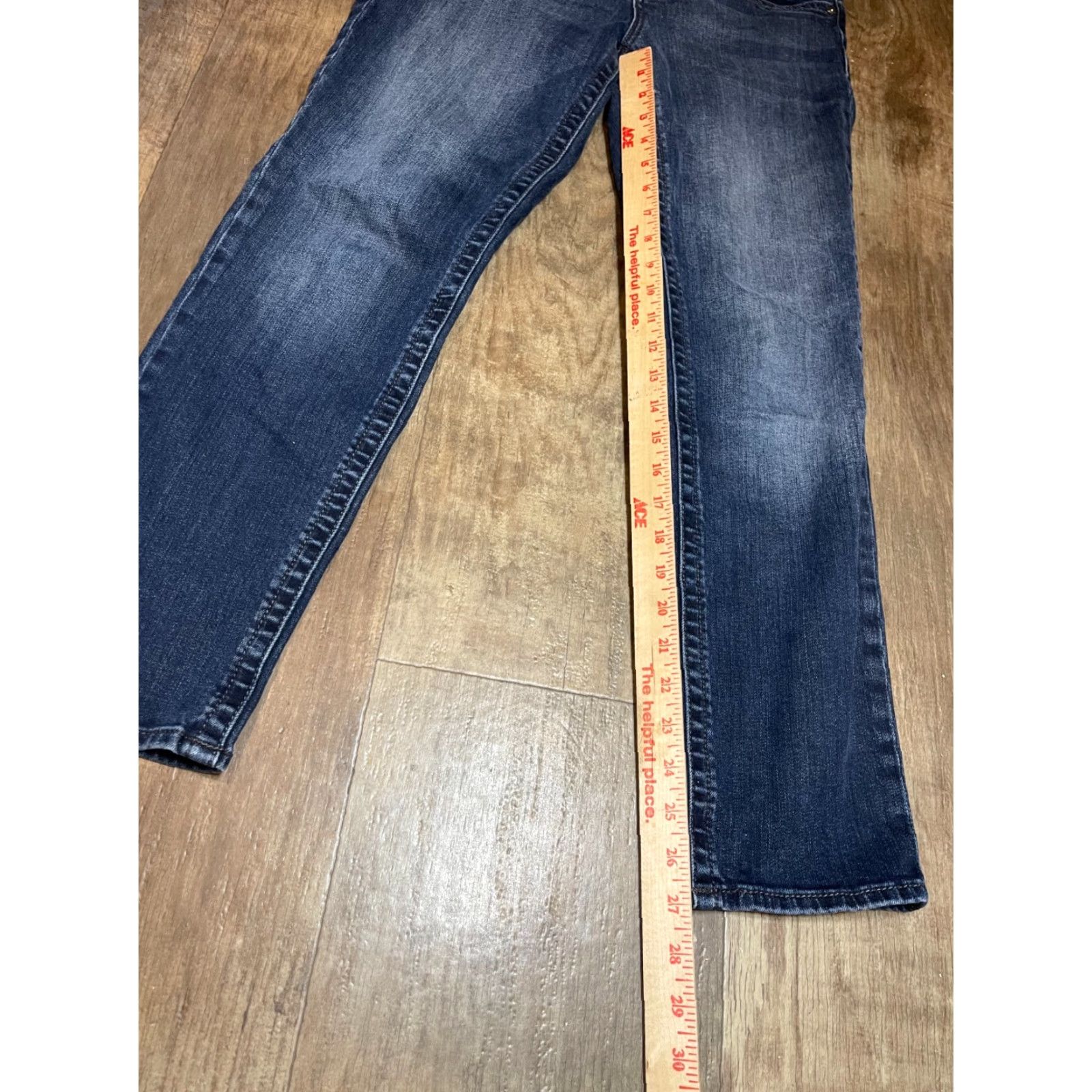 Vintage KUT from the Kloth Jeans Women's Size 6 Blue Denim Straight Pockets Stretch Regular Dark Wash Size 28" / US 6 / IT 42 - 2 Thumbnail