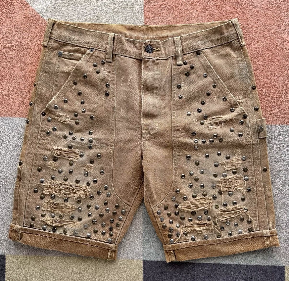 Denim & Supply Ralph Lauren Ralph Lauren Denim Supply Rivet Canvas Shorts K22 Size US 30 / EU 46 - 1 Thumbnail