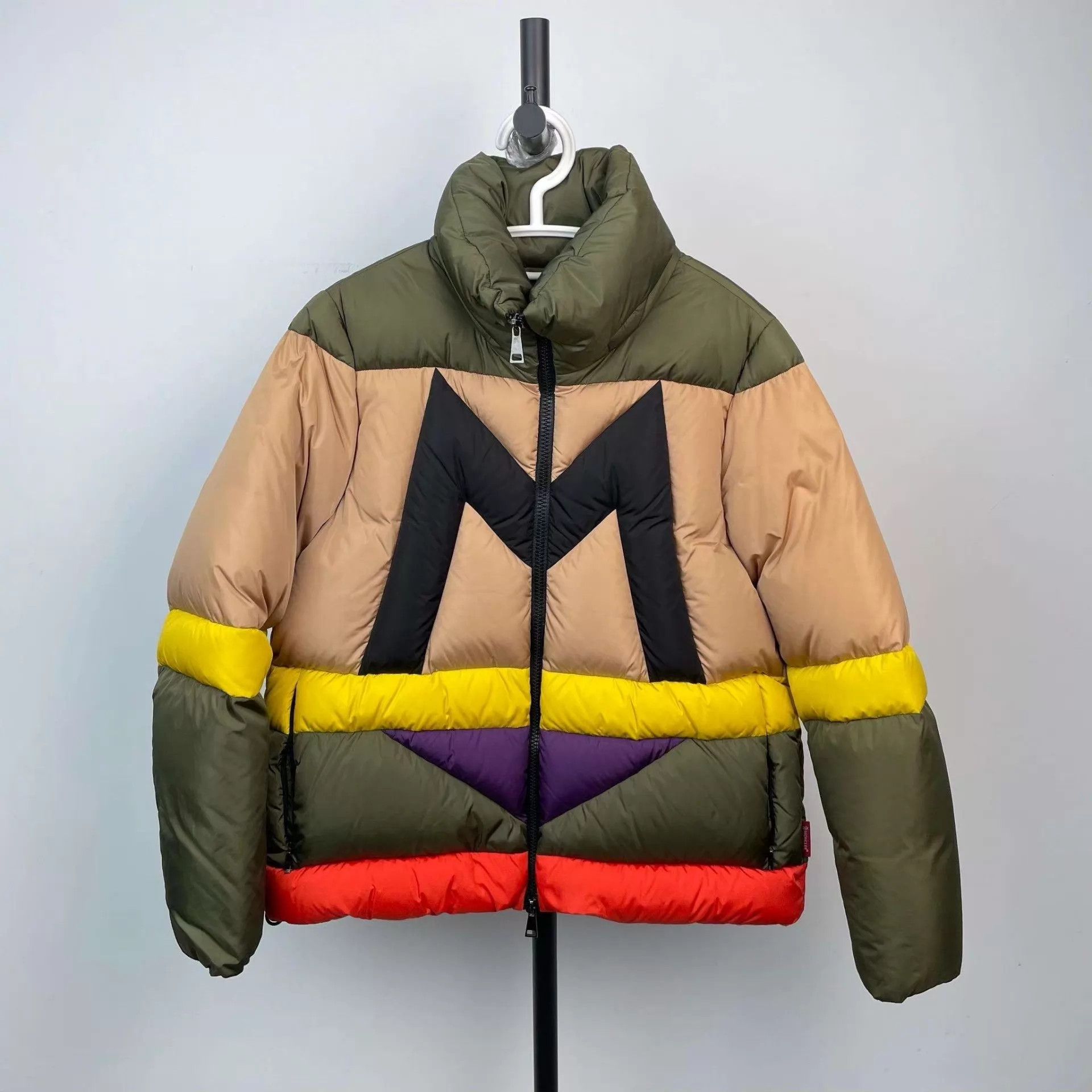 Moncler Moncler colorblock down jacket women's 00 Size XXS / US 00 / IT 34 - 1 Thumbnail