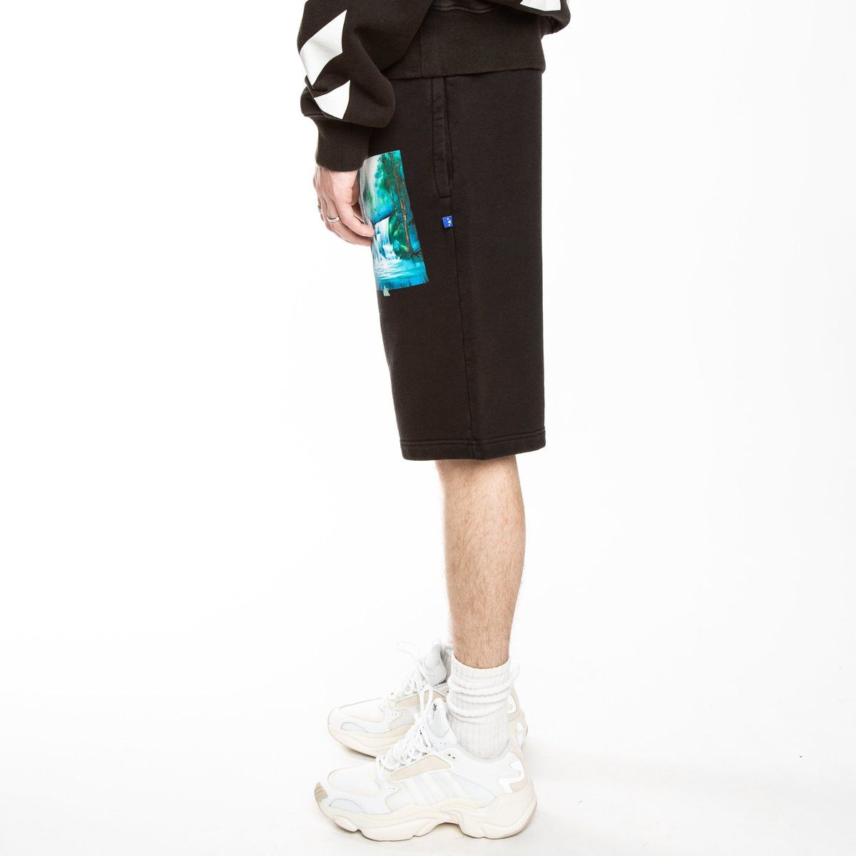 Off-White Off-White Waterfall Sweat Shorts Size US 30 / EU 46 - 3 Thumbnail