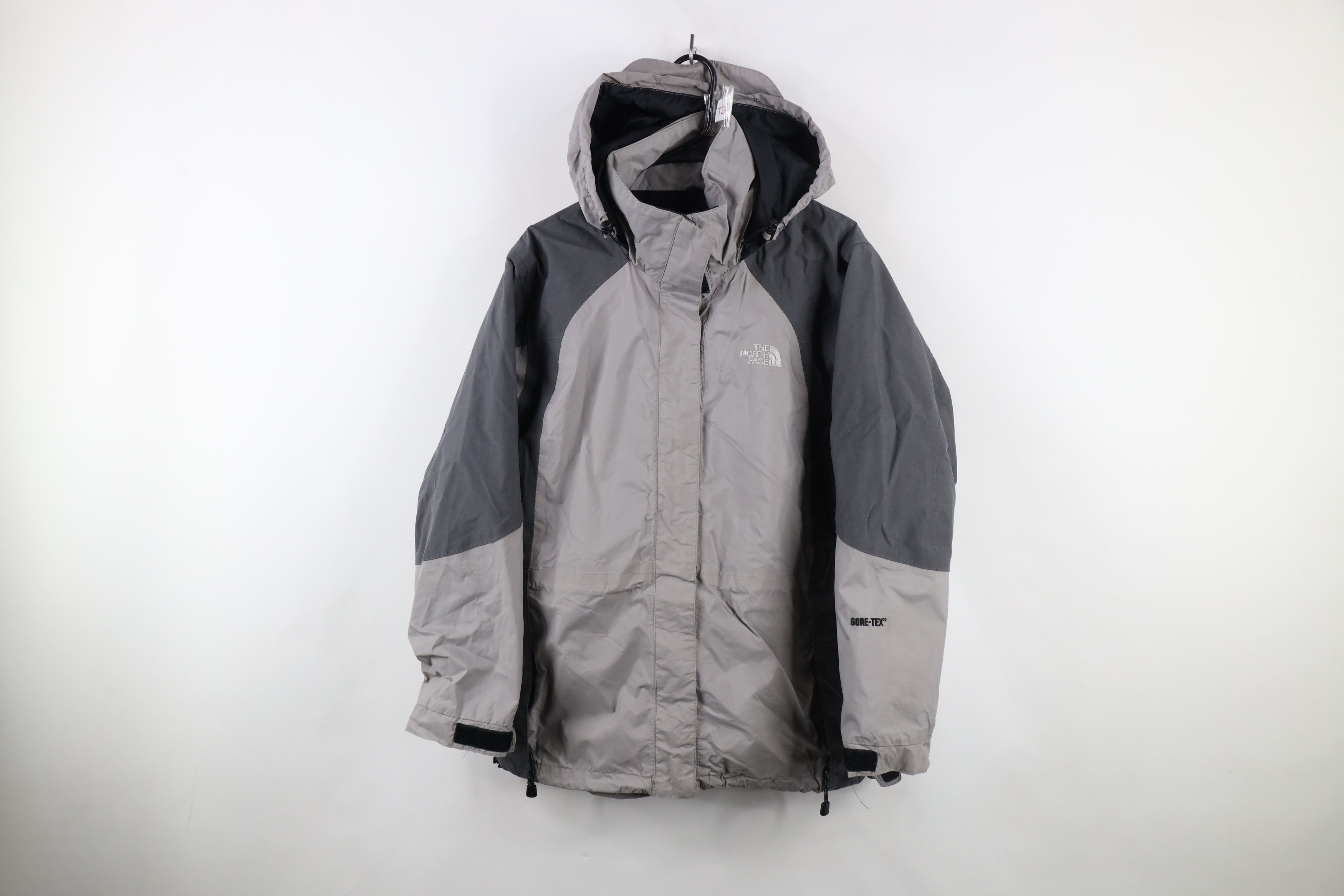 The North Face Vintage 90s The North Face Goretex Hooded Rain Jacket Gray Size US M / EU 48-50 / 2 - 1 Thumbnail