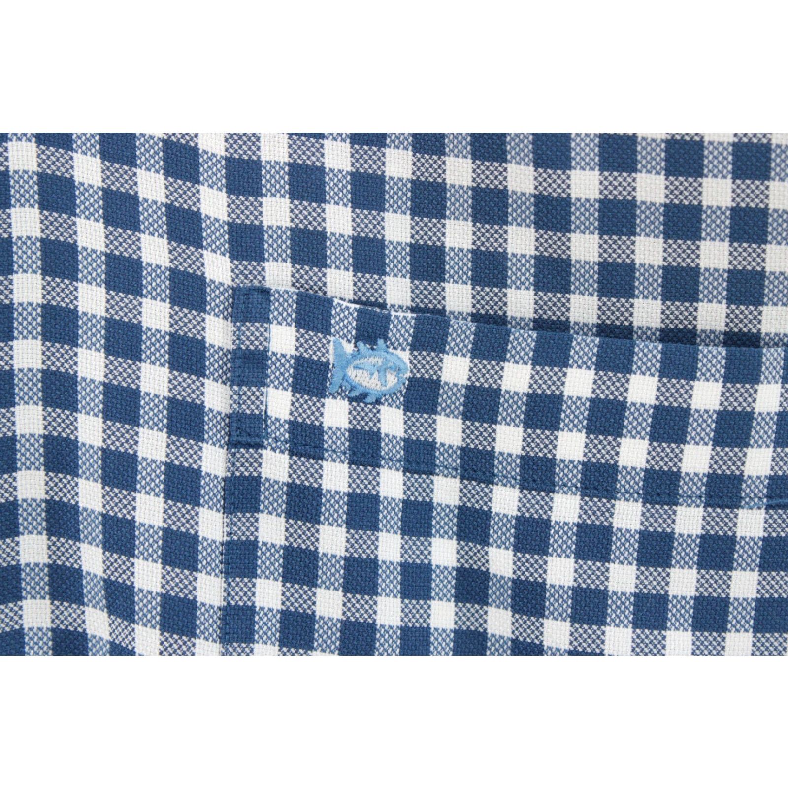 Southern Tide Southern Tide Button-Down Shirt Men's XL Blue White Gingham Plaid Long Sleeve Classic Collared Size US XL / EU 56 / 4 - 2 Thumbnail