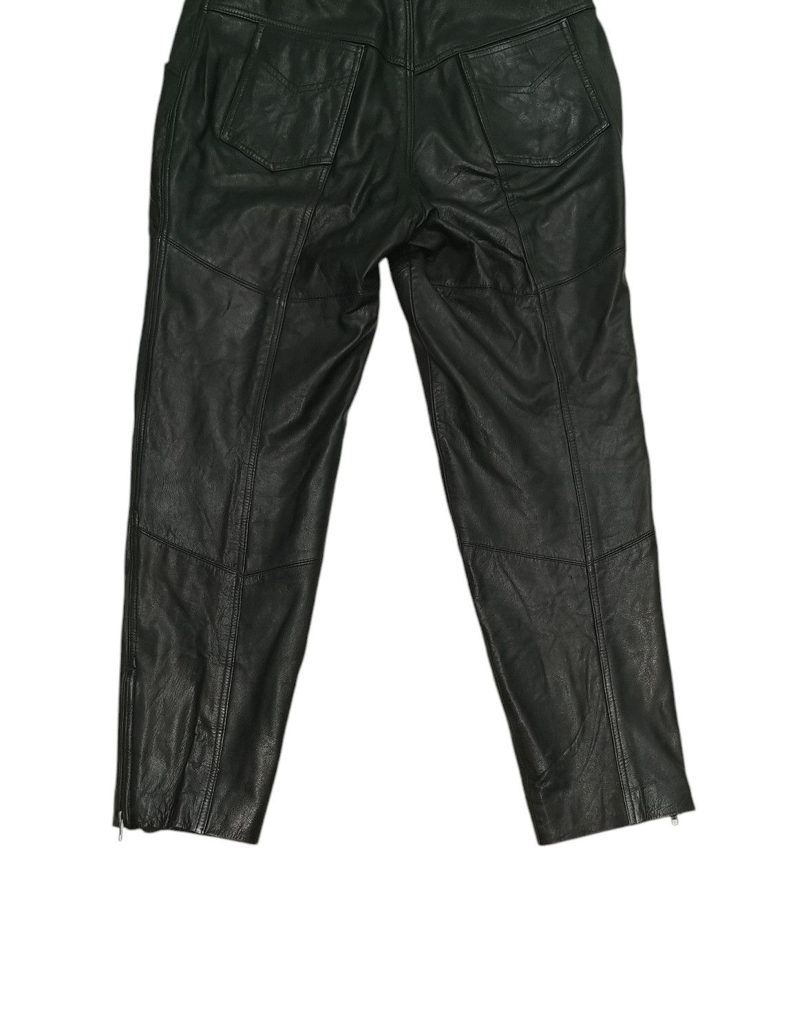 Japanese Brand × Leather × The Unbranded Brand Leather Pants Size US 31 - 9 Thumbnail