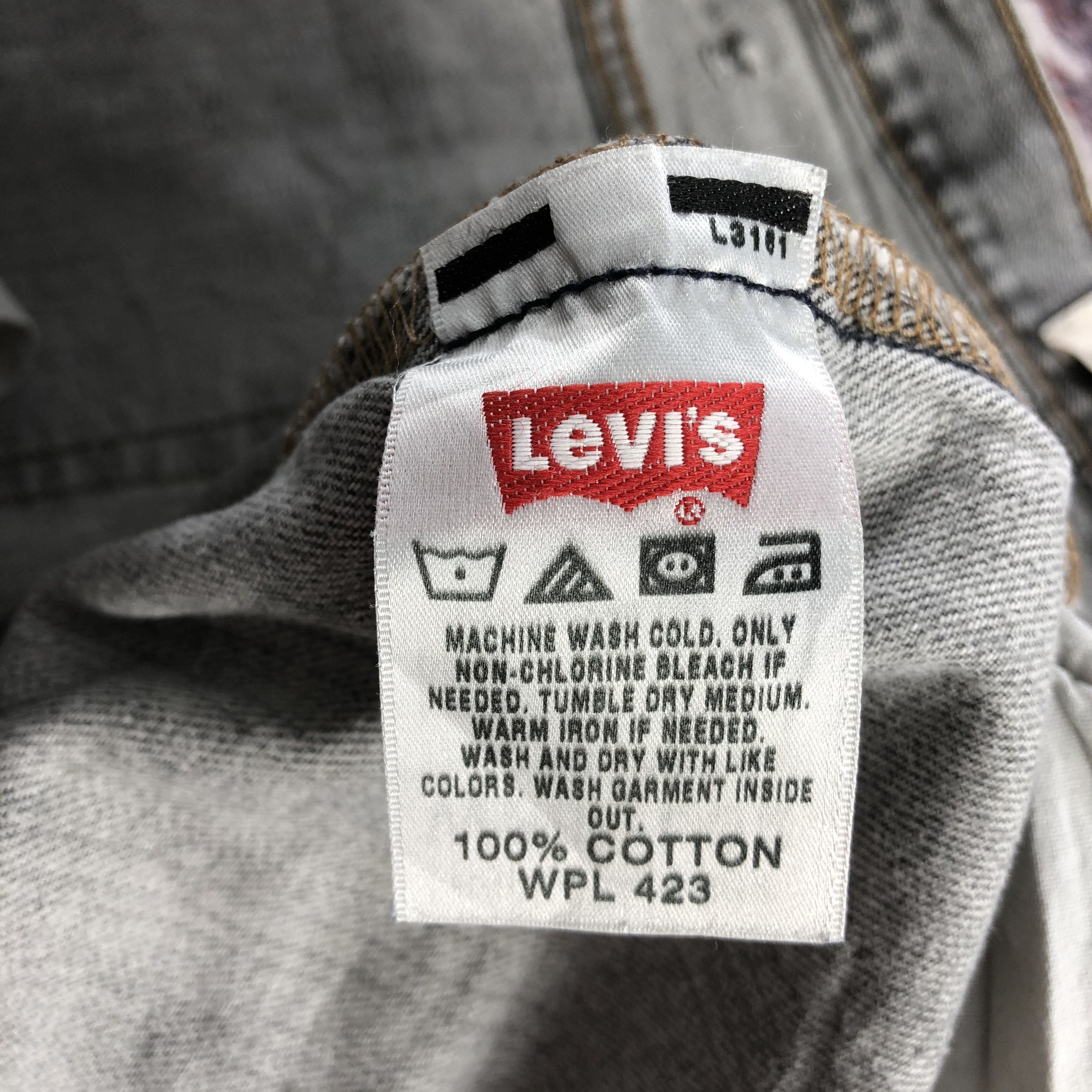 Levi's × Vintage Faded Black Levis 501 Jeans-JM2921 Size US 39 - 14 Thumbnail