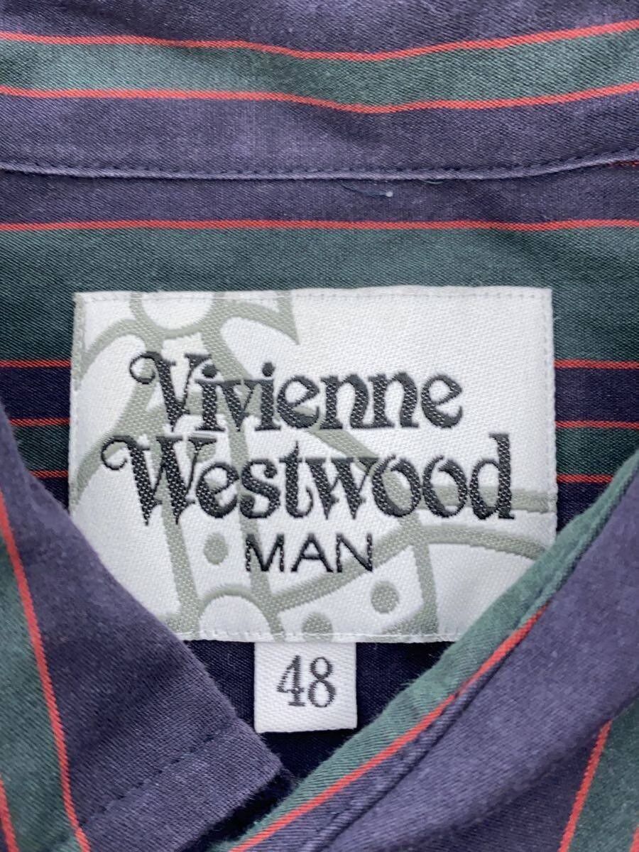 Vivienne Westwood Striped Orb Button Shirt Size US M / EU 48-50 / 2 - 4 Thumbnail