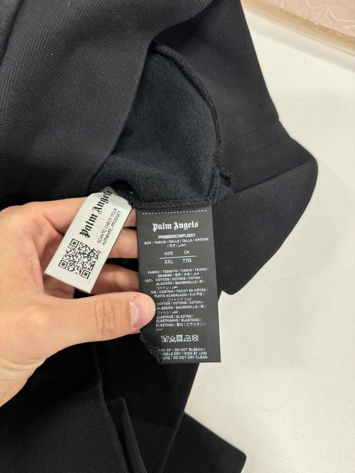 Palm Angels Palm Angels Sprayed Logo Hoodie NEW 650$ Size US XXL / EU 58 / 5 - 6 Thumbnail