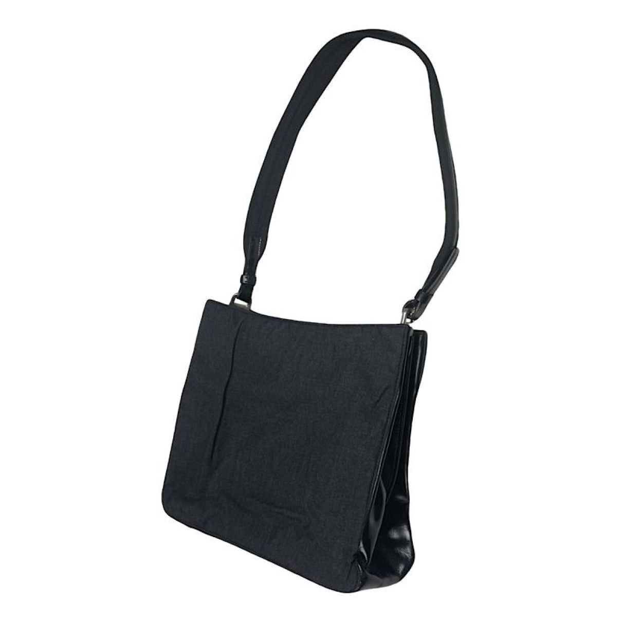 Prada Cleo Grey Cotton Handbag Size ONE SIZE - 1 Thumbnail