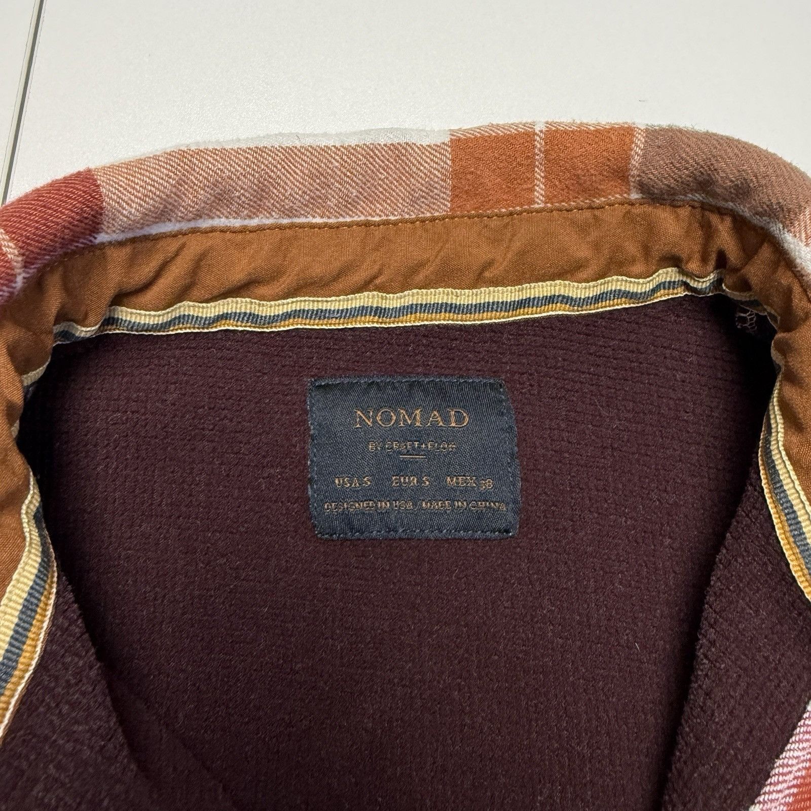 Nomad Nomad Craft & Flow Thermal Flannel Shirt Mens Small Plaid Size US S / EU 44-46 / 1 - 9 Thumbnail