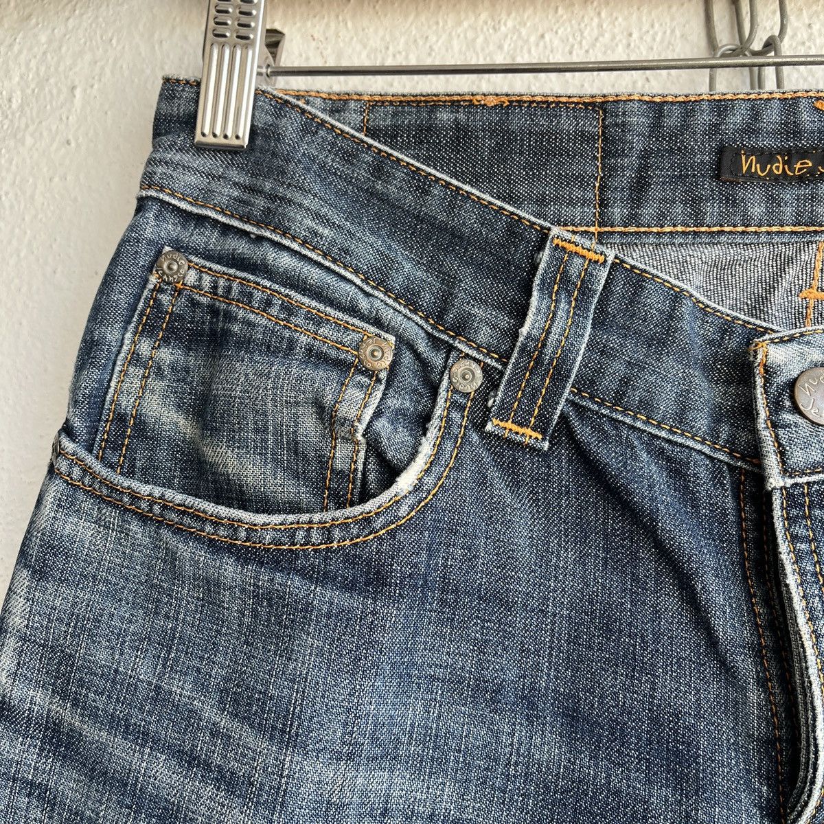 Nudie Jeans DISTRESSED NUDIE JEANS BOOTCUT OLA RIPPED KNEE JAPAN Size US 30 / EU 46 - 5 Thumbnail