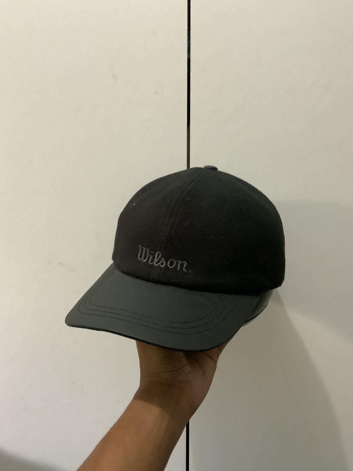 Wilson Wilson Wool Black Archive Hat Size ONE SIZE - 2 Thumbnail