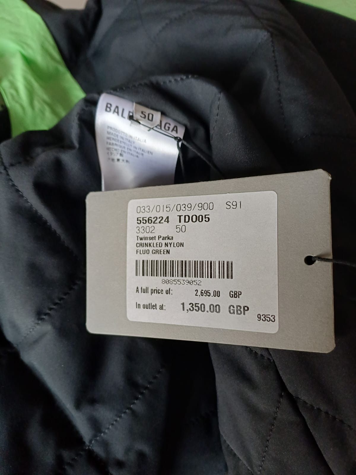 Balenciaga AW18 Balenciaga Twinset parka sz FR 50 Size US XXL / EU 58 / 5 - 20 Thumbnail