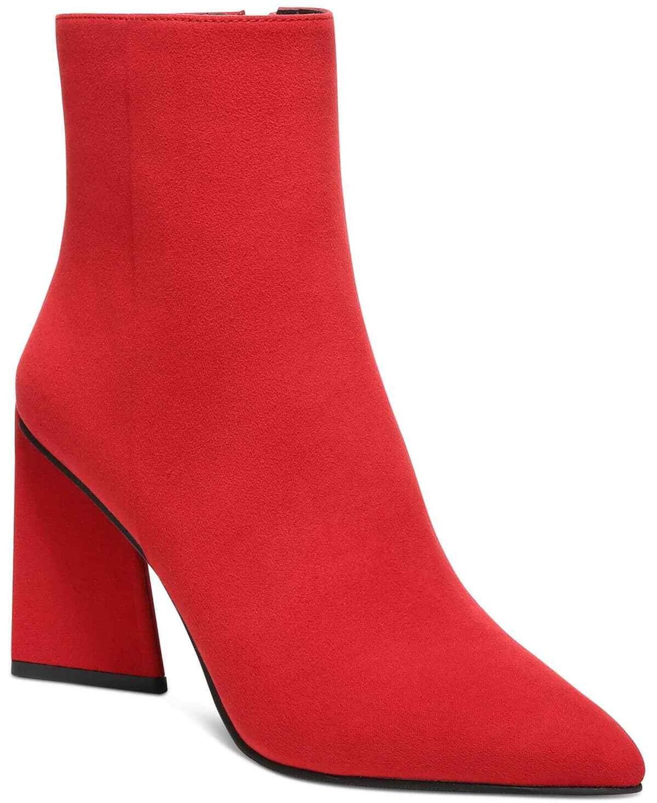 Bar III Bar III Women's Red Asya Flared Booties - 6.5 - Red Size US 6.5 / IT 36.5 - 1 Thumbnail