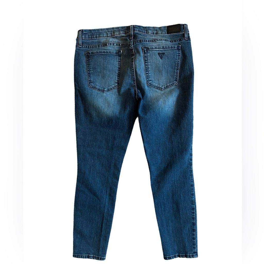 Guess GUESS JEANS Mid-Rise Crop Jean Blue Women’s Size 31. Size 38" / US 16 / IT 52 - 14 Thumbnail
