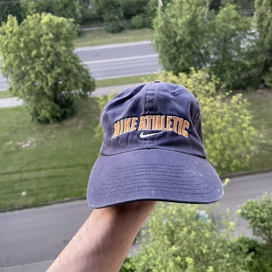Nike Nike cap hat vintage 90s navy faded distessed Size ONE SIZE - 3 Thumbnail