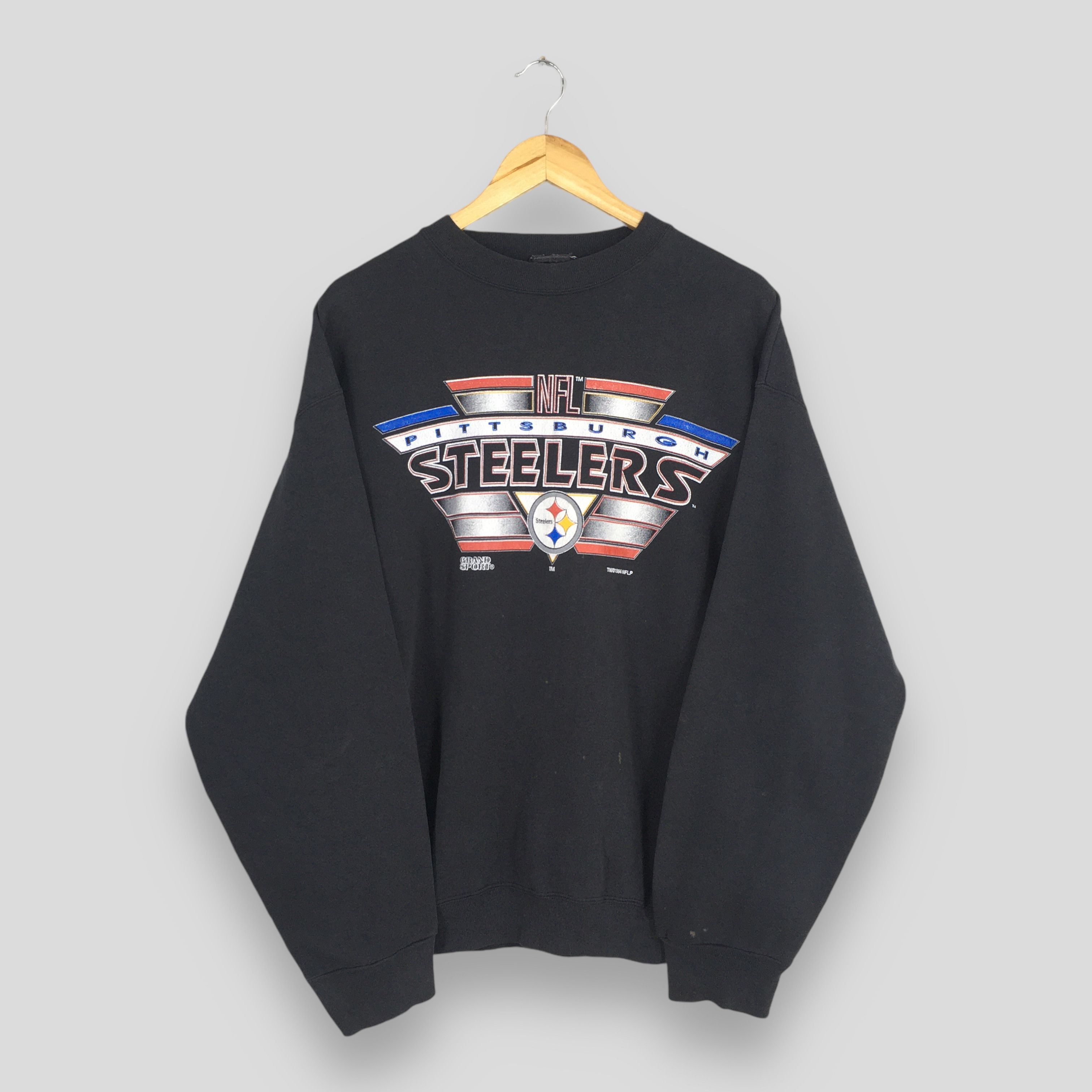 NFL × Vintage Vintage 90s Pittsburgh Steelers NFL Sweatshirt XLarge Size US XL / EU 56 / 4 - 1 Thumbnail