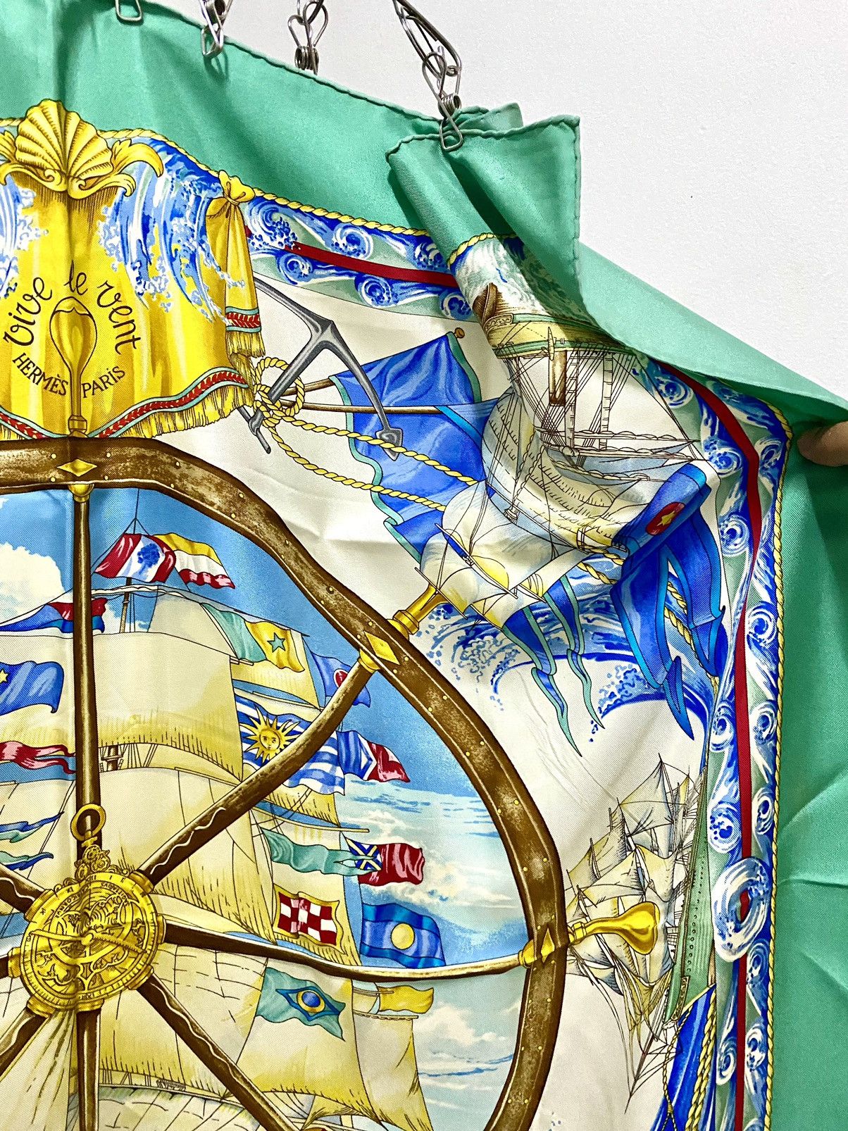 Hermes Hermes vive le vent silk scarf Size ONE SIZE - 6 Thumbnail