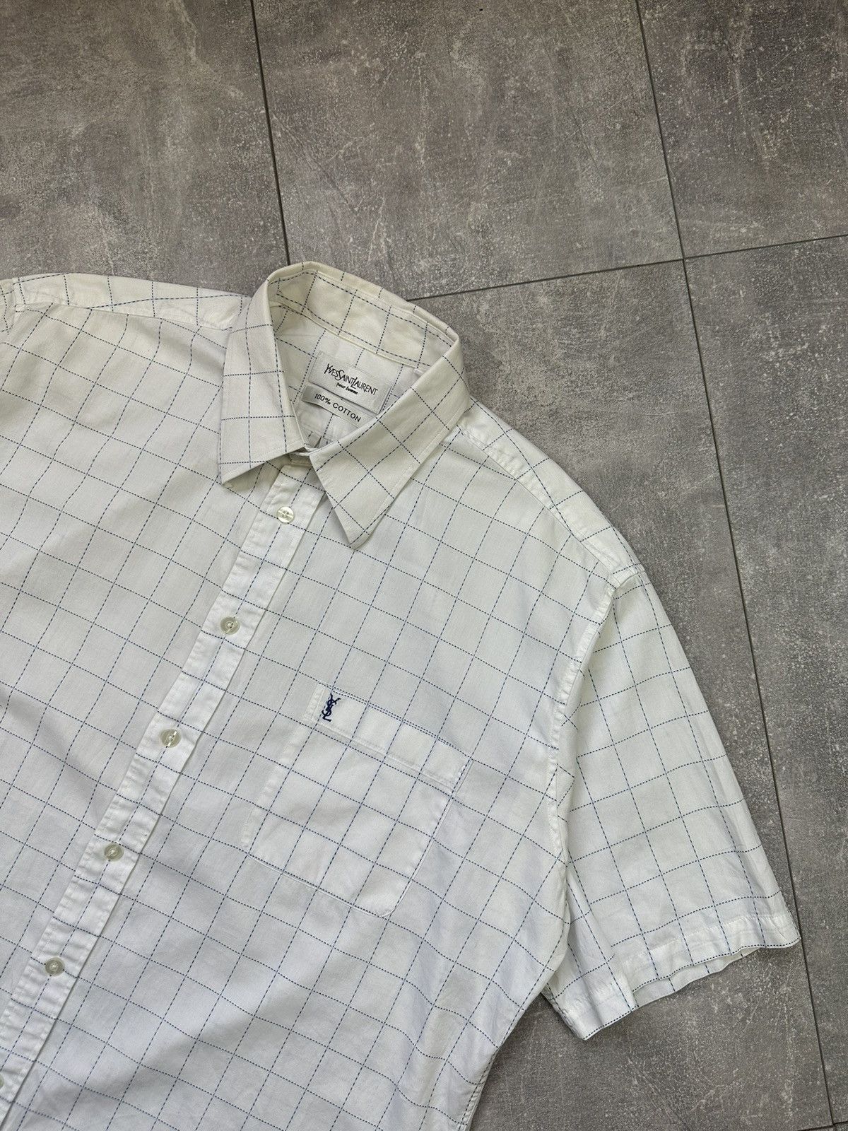 Other YvesSaintLauren Small Logo Luxury Shirts Button Up Size US L / EU 52-54 / 3 - 5 Thumbnail