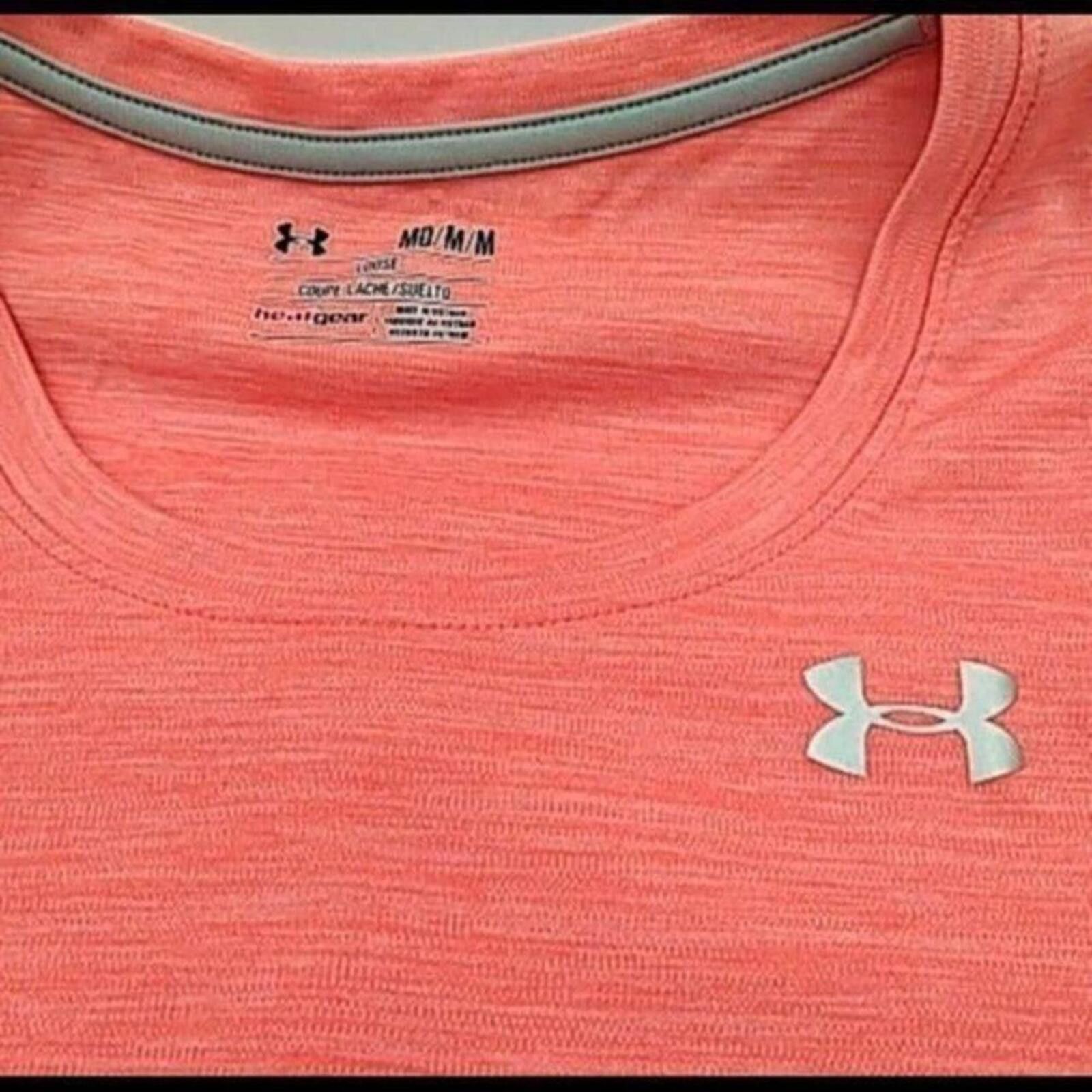 Under Armour Under Armour Women's Medium Orange Performance T-Shirt Size M / US 6-8 / IT 42-44 - 3 Thumbnail