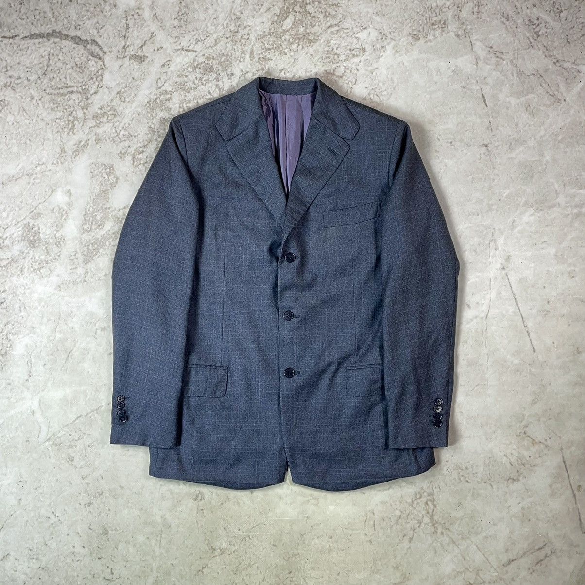 Isaia ISAIA Napoli Base E Wool Handmade Single Breasted Blazer Size 54R - 1 Thumbnail
