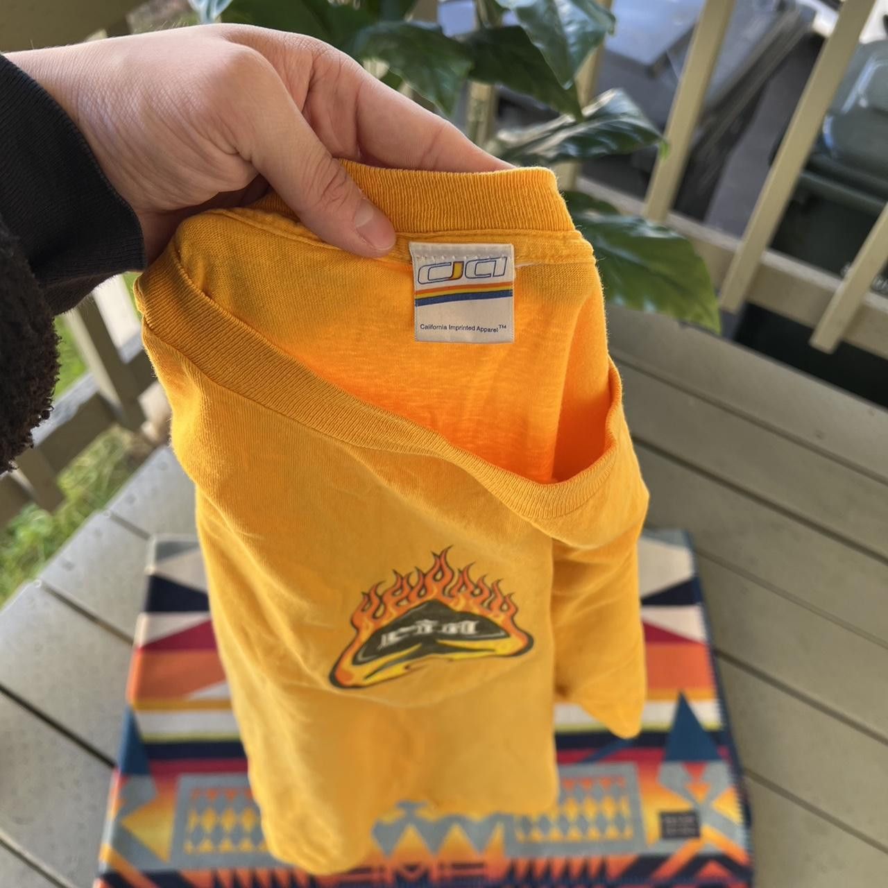 Vintage y2k flame shirt Size US XL / EU 56 / 4 - 7 Thumbnail