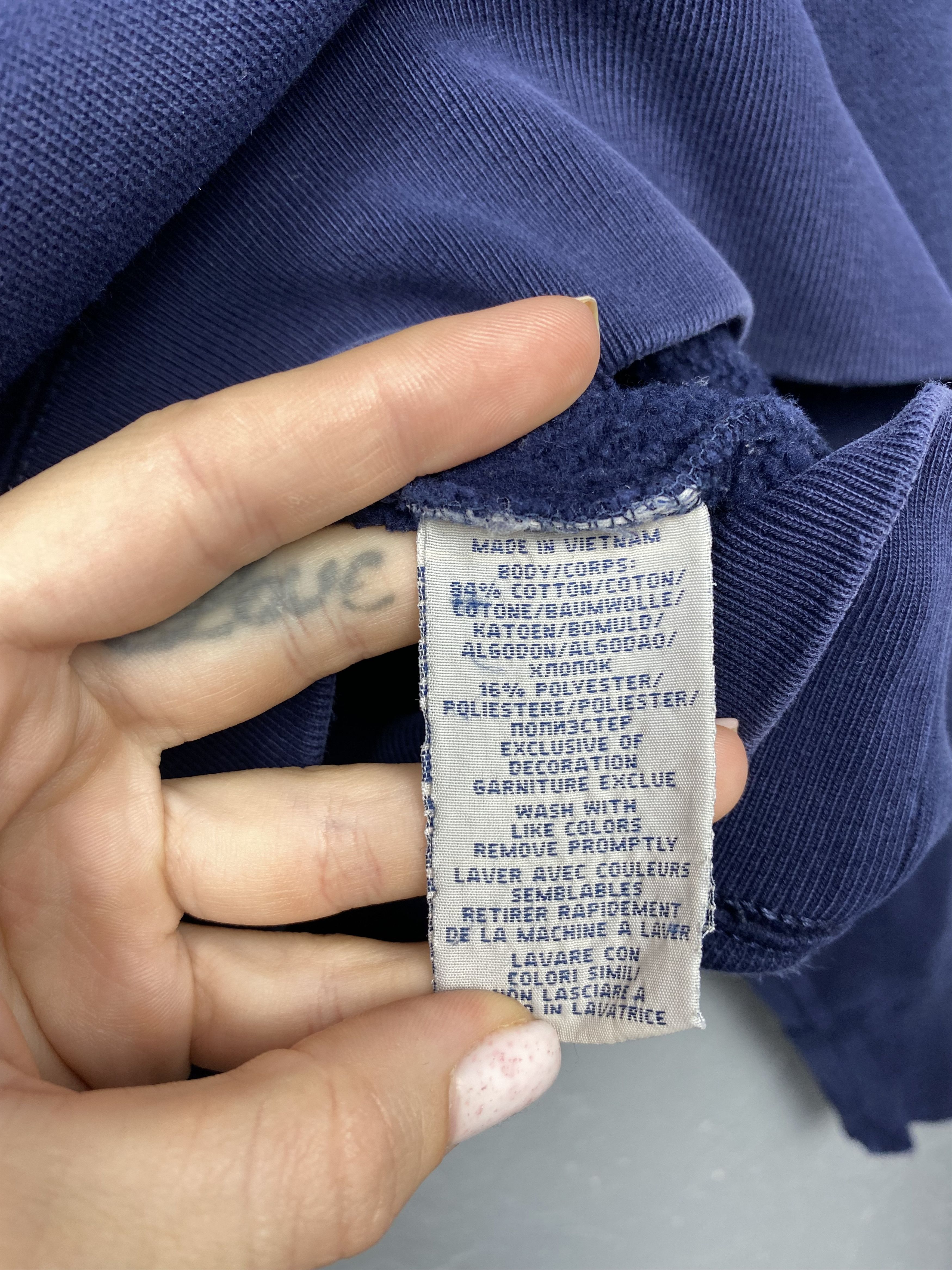 Polo Ralph Lauren Polo Ralph Lauren Vintage Distressed Mens Sweatshirt Y2K Size US L / EU 52-54 / 3 - 6 Thumbnail